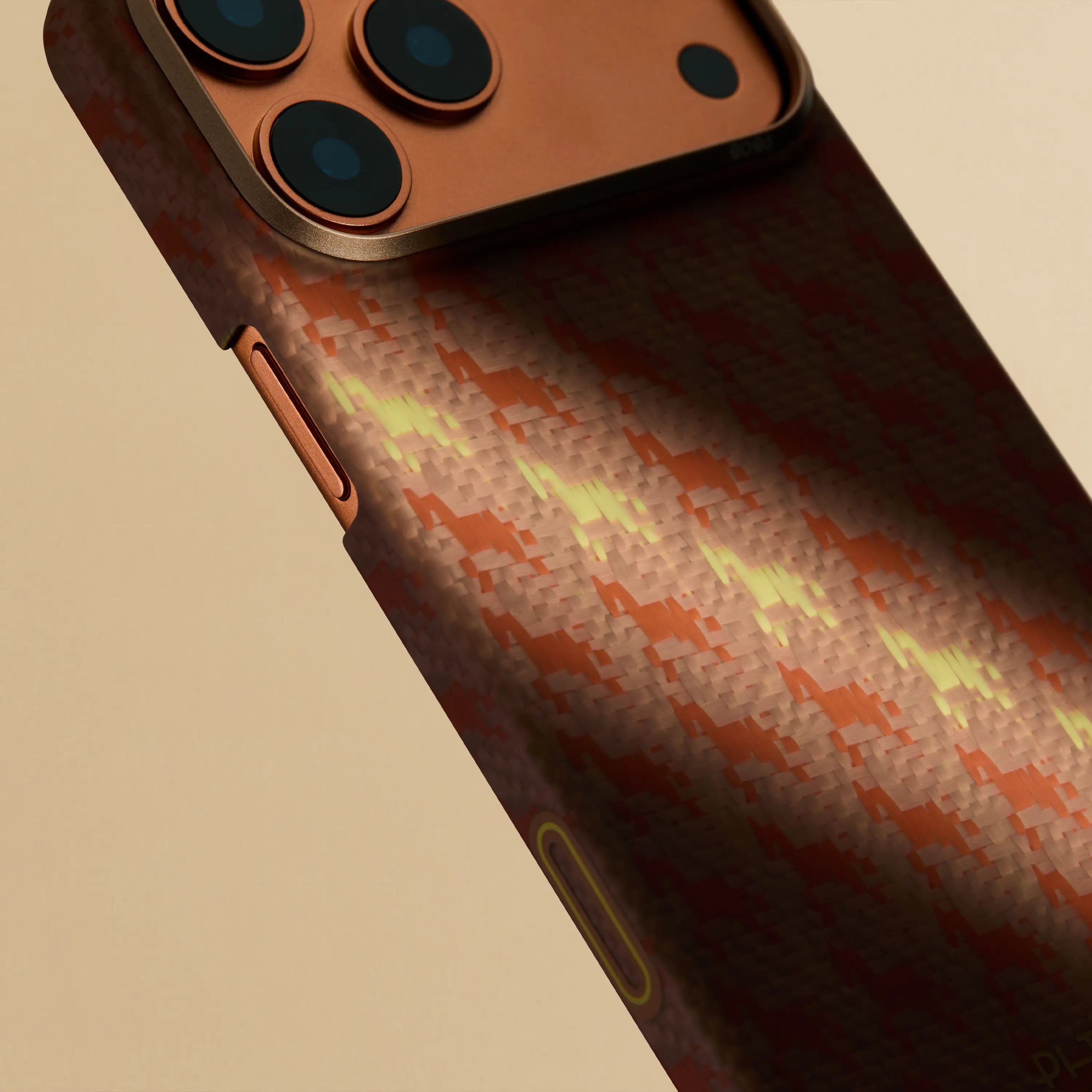 Pitaka Ultra-Slim Case With PitaTap Camera Control for iPhone 17 Pro Max - Amber