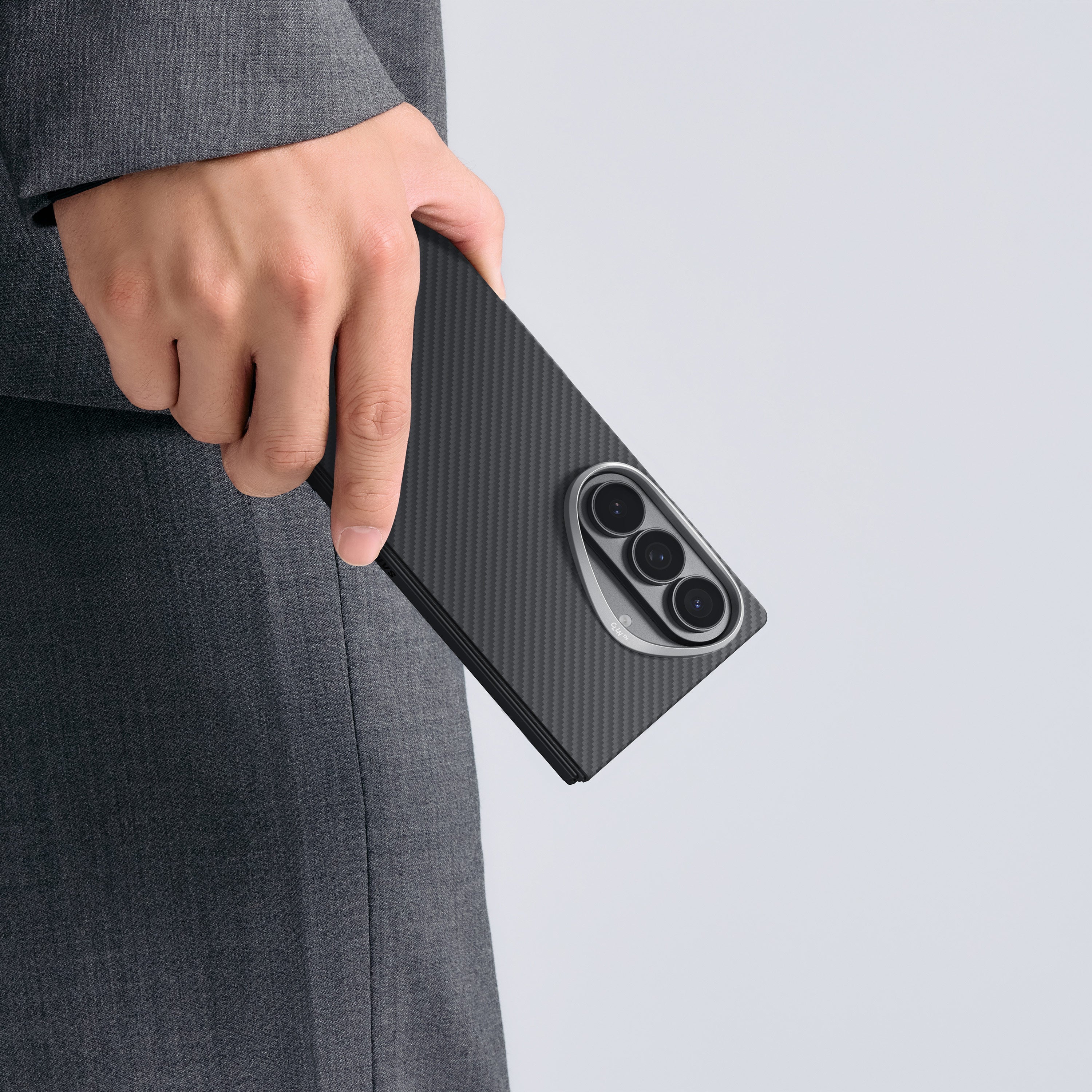 Pitaka Z Fold 8 Ultra Fusion Weaving Case With Ultra-Slim Touch - Black/Gray