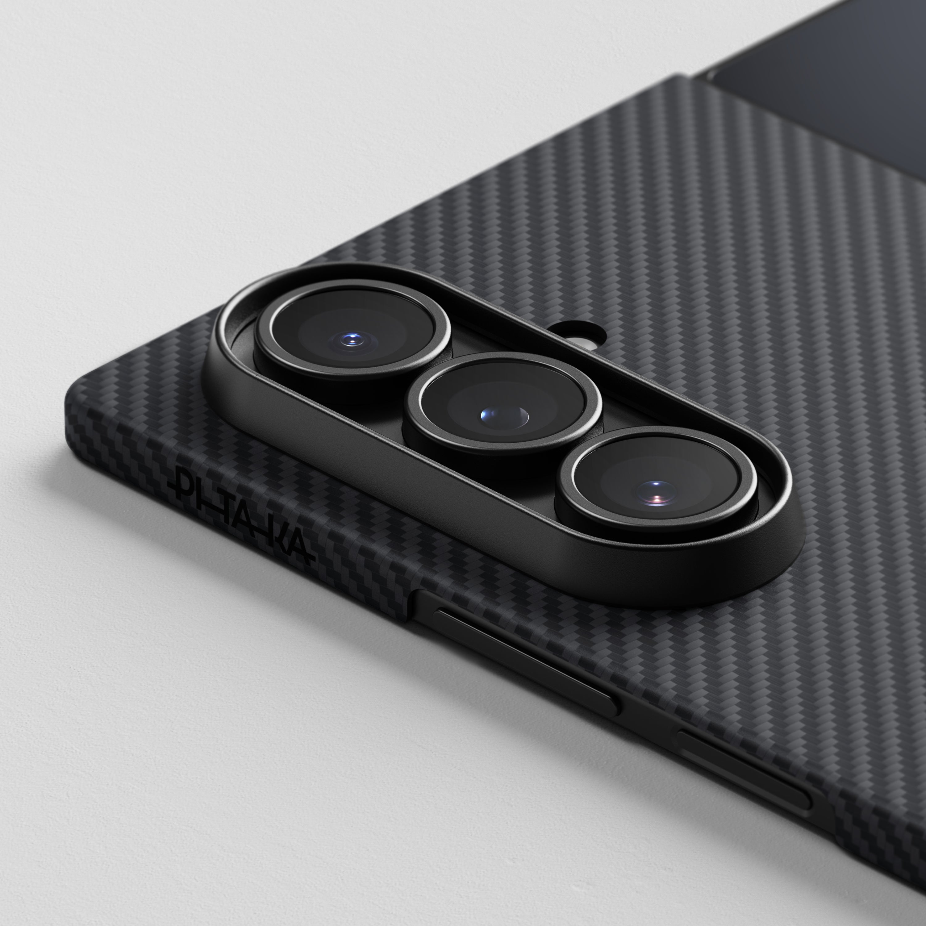 Pitaka Z Fold 7 Fusion Weaving Case With Ultra-Slim Touch - Black/Gray