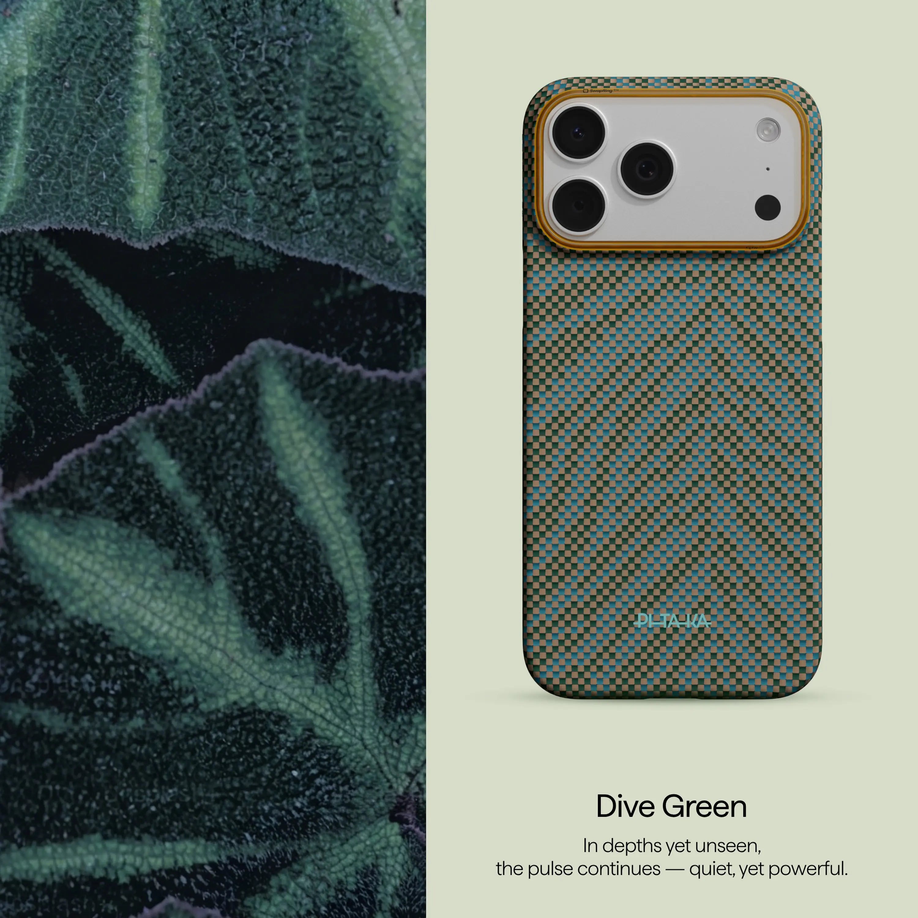 Pitaka Ultra-Slim Case With PitaTap Camera Control for iPhone 17 Pro - Breath of Veins