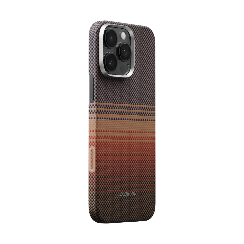 Pitaka Tactile Woven Case With PitaTap Camera Control for iPhone 16 Pro Max - Sunset