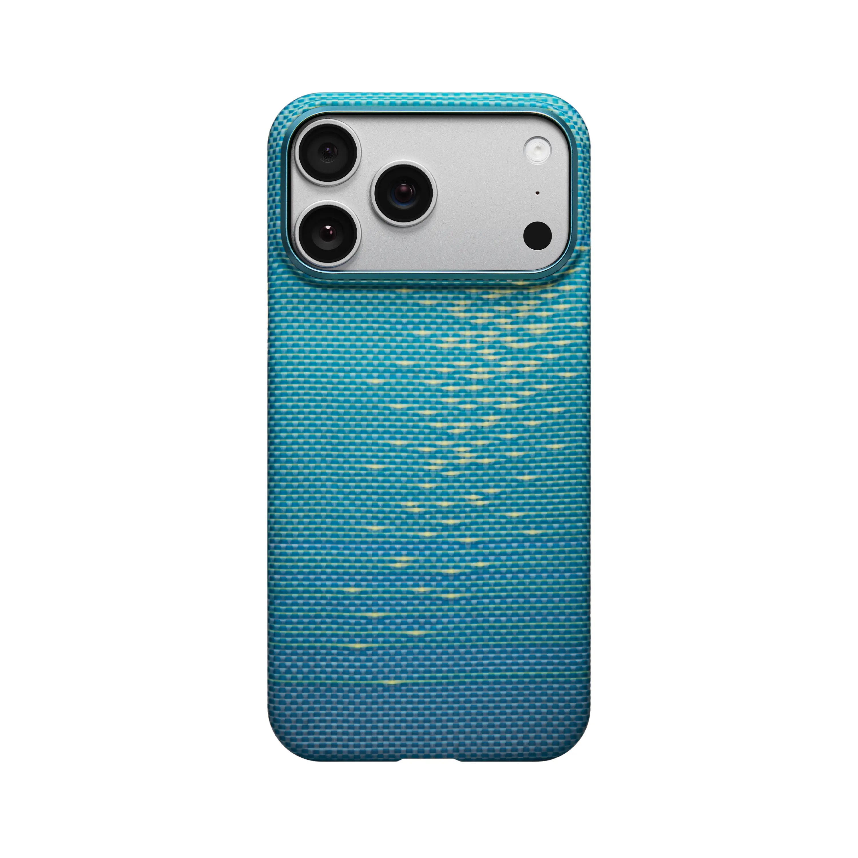 Pitaka Aramid Ultra-Slim Case With PitaTap for iPhone 17 Pro - Lucid Blue