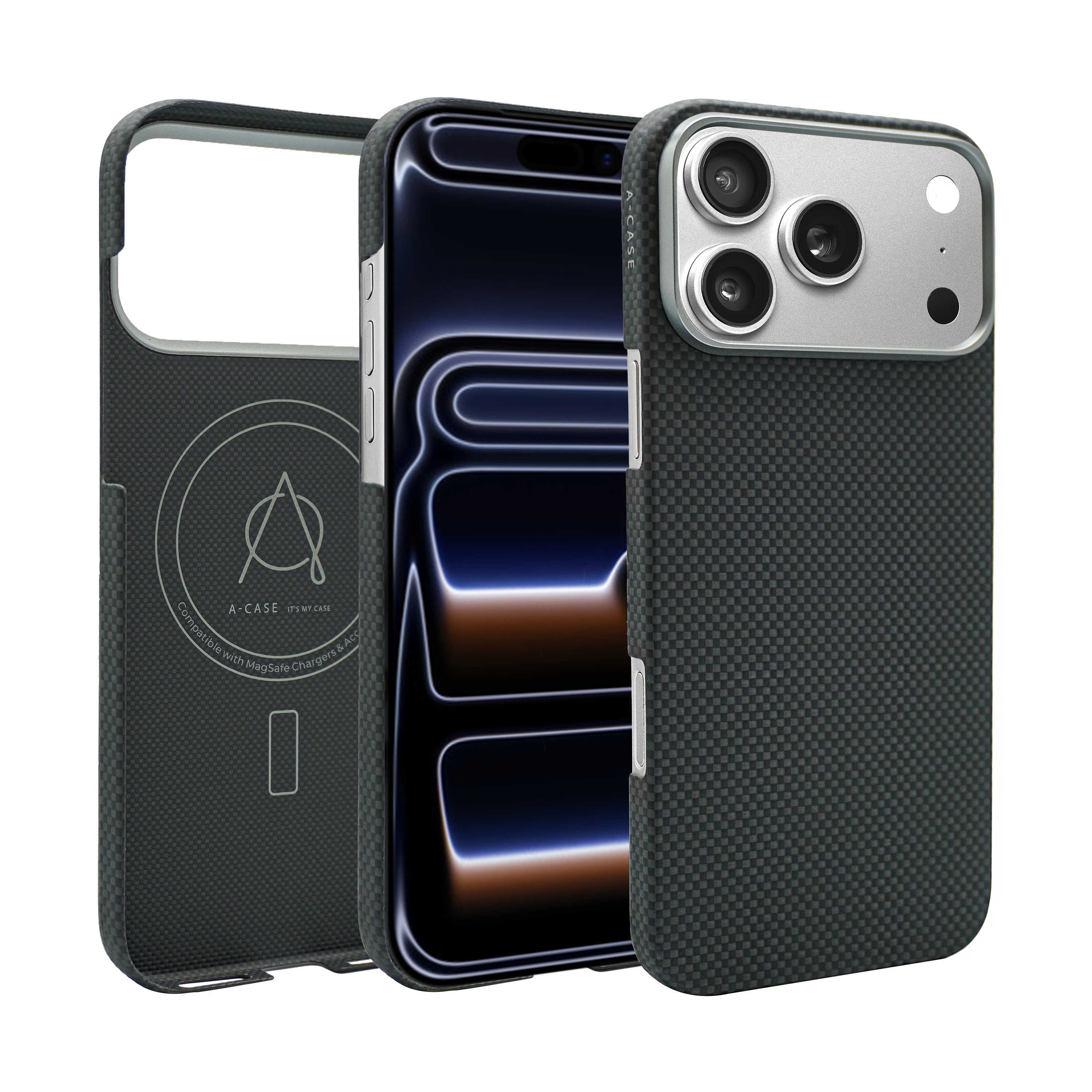 A-Case Aramid Fiber Case For iPhone 17 Pro Max - Desen