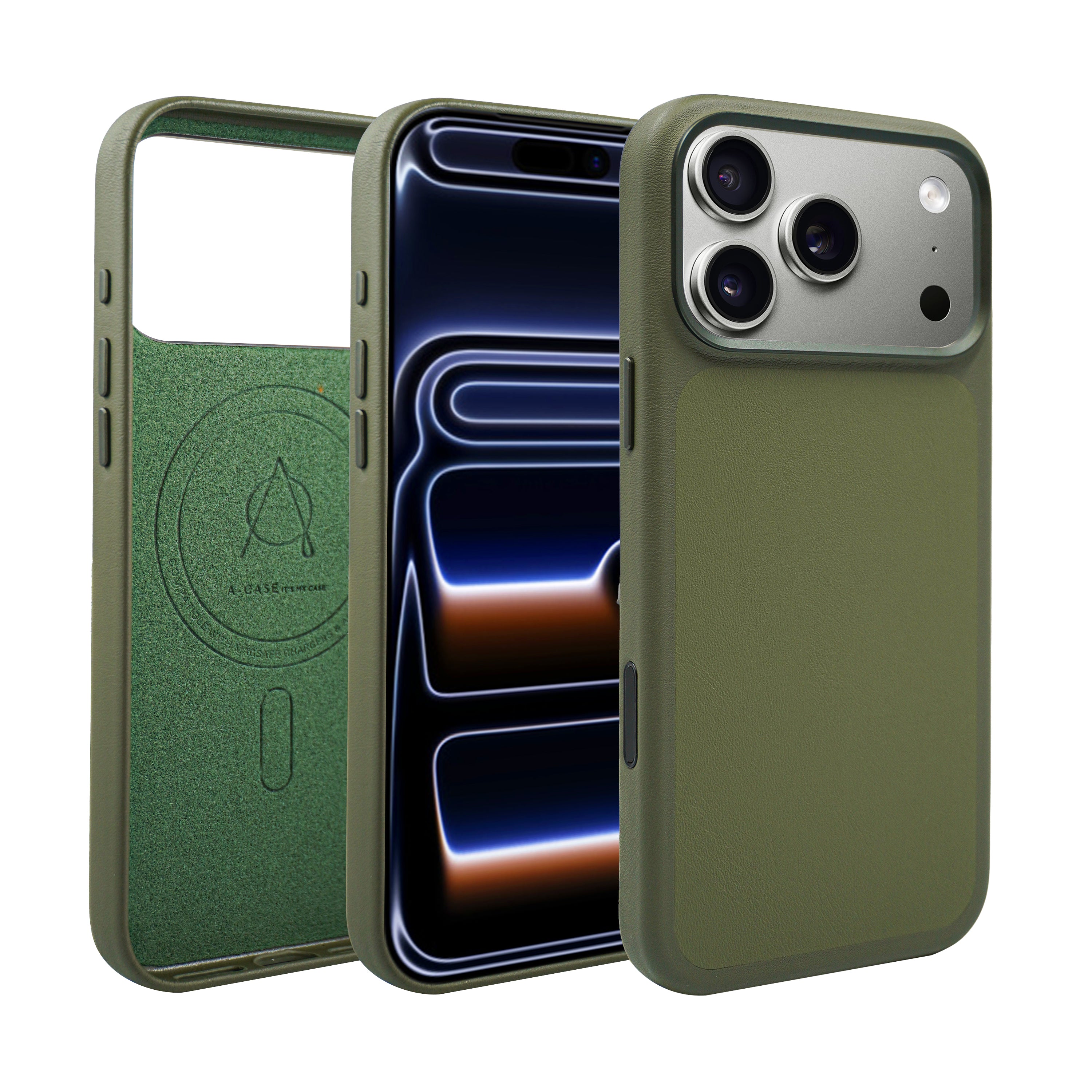 A-Case Vegan Leather Case For iPhone 17 Pro Max - Liva