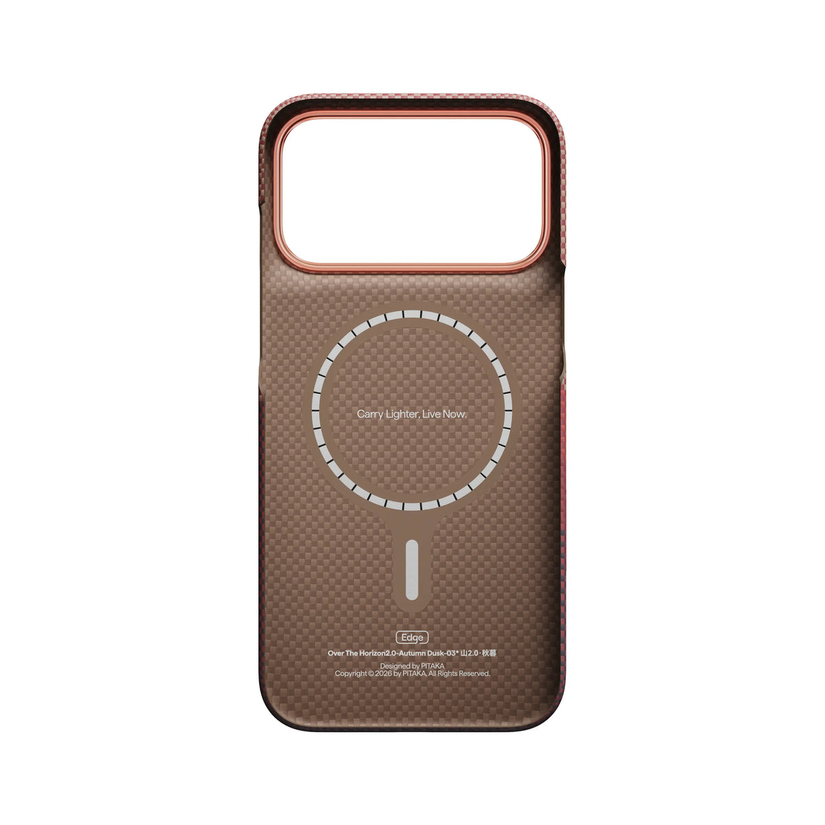 Pitaka Ultra-Slim Case With PitaTap Camera Control for iPhone 17 Pro Max - Autumn Dusk
