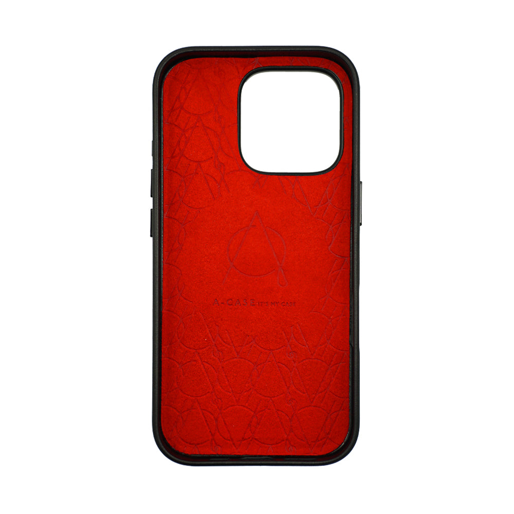 A-Case Vegan Leather Case For iPhone 16 Pro Max - Tank Pro