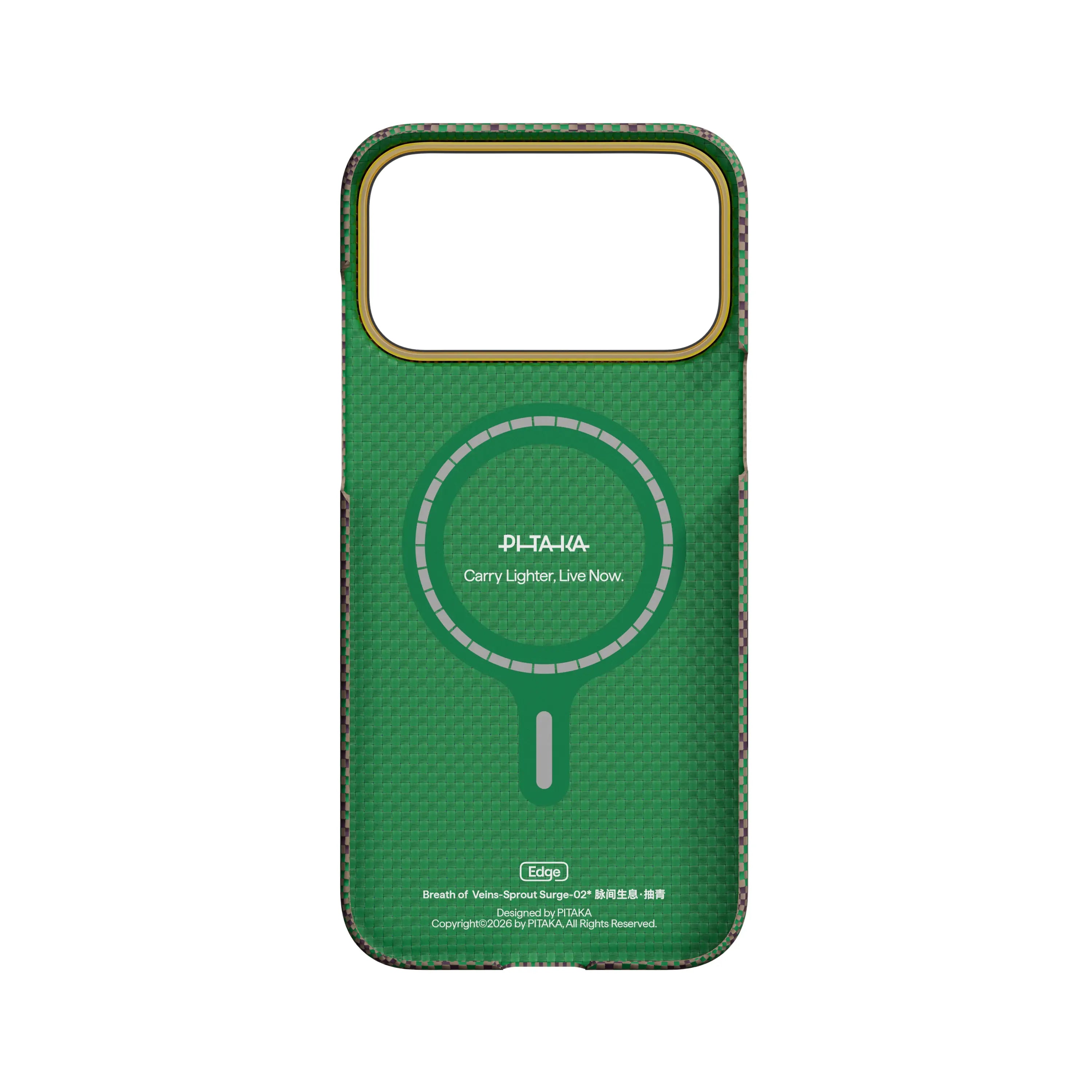 Pitaka Ultra-Slim Case With PitaTap Camera Control for iPhone 17 Pro Max - Breath of Veins