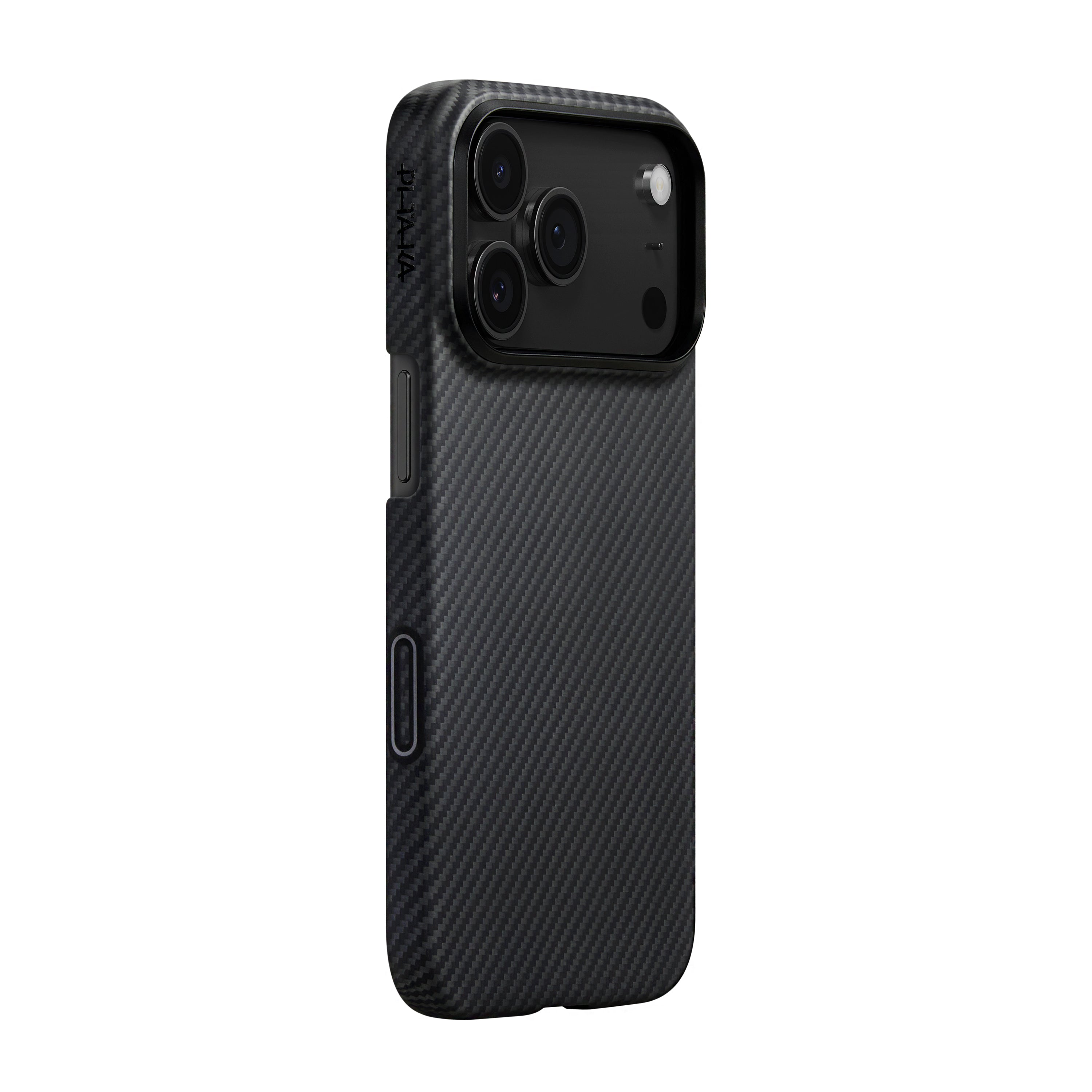 Pitaka Aramid Fiber Ultra-Slim Case With PitaTap Camera Control for iPhone 17 Pro - Black/Gray