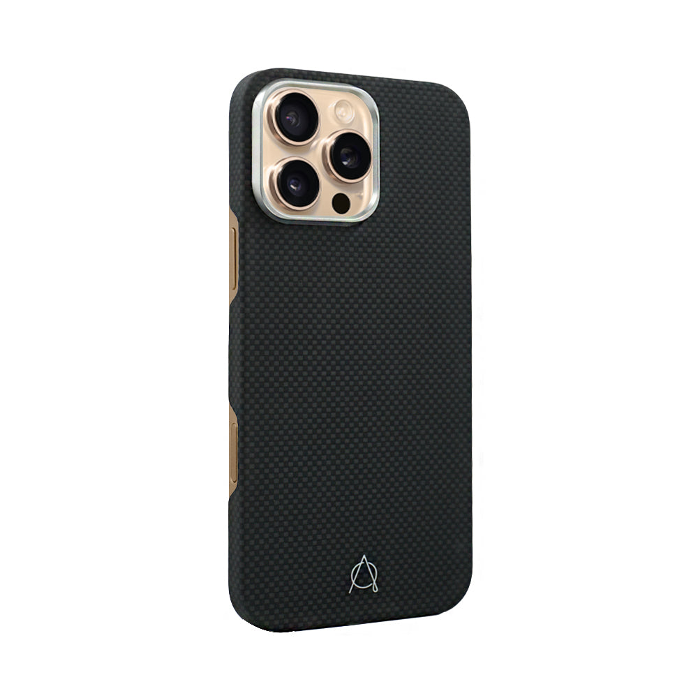A-Case Aramid Fiber Slim Case For iPhone 16 Pro Max - Desen