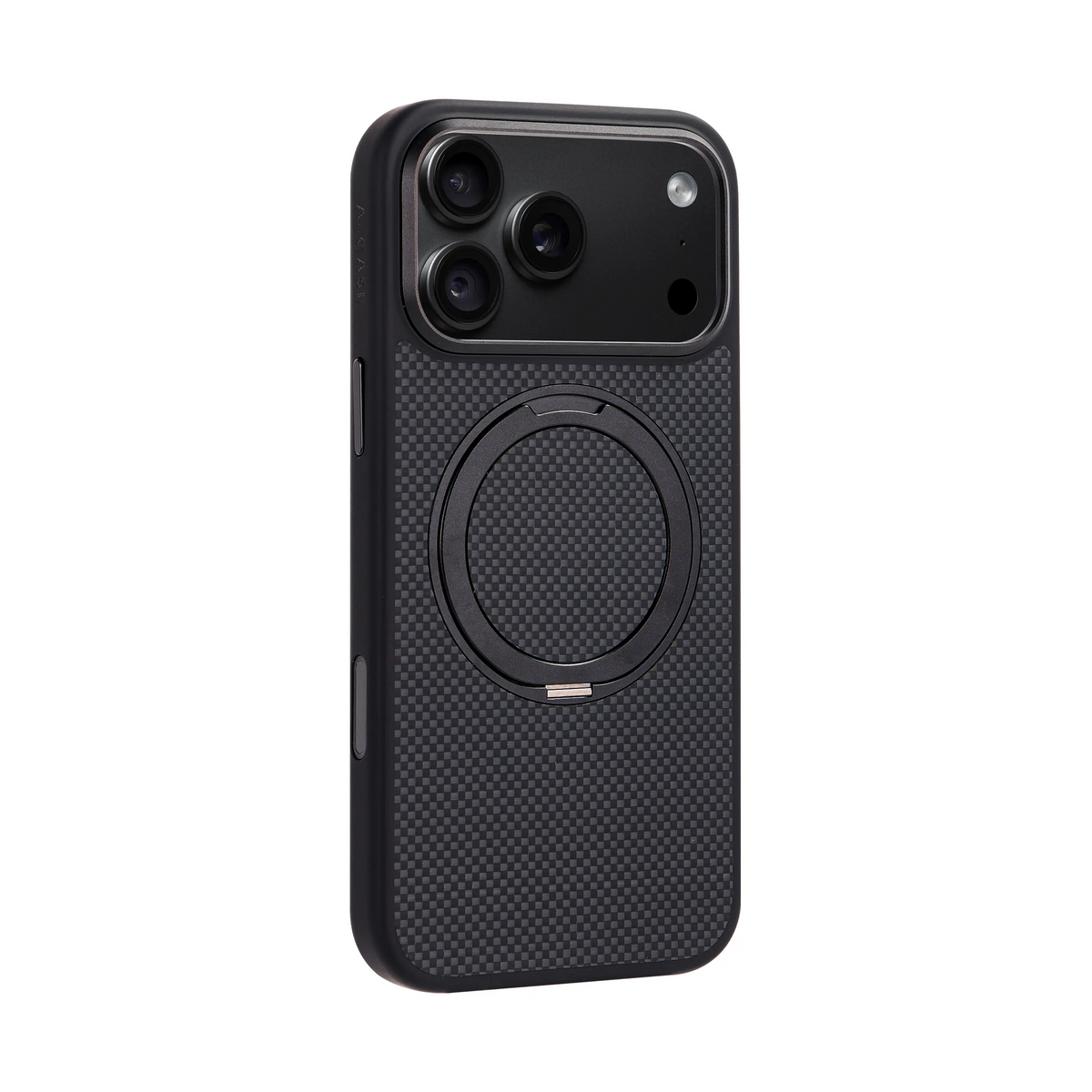 A-Case Aramid Fiber Phone Case With Stand For iPhone 18 Pro Max - Desen