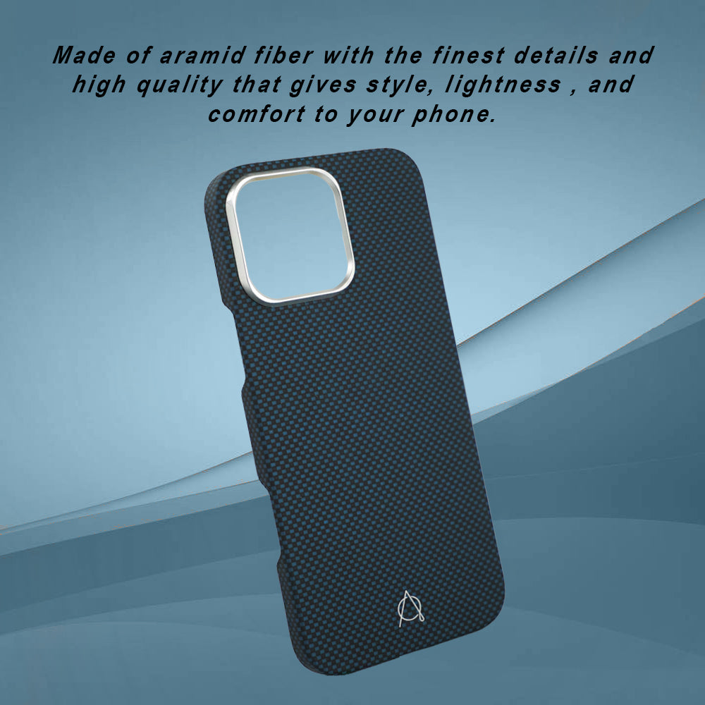 A-Case Aramid Fiber Slim Case For iPhone 16 Pro Max - Desen