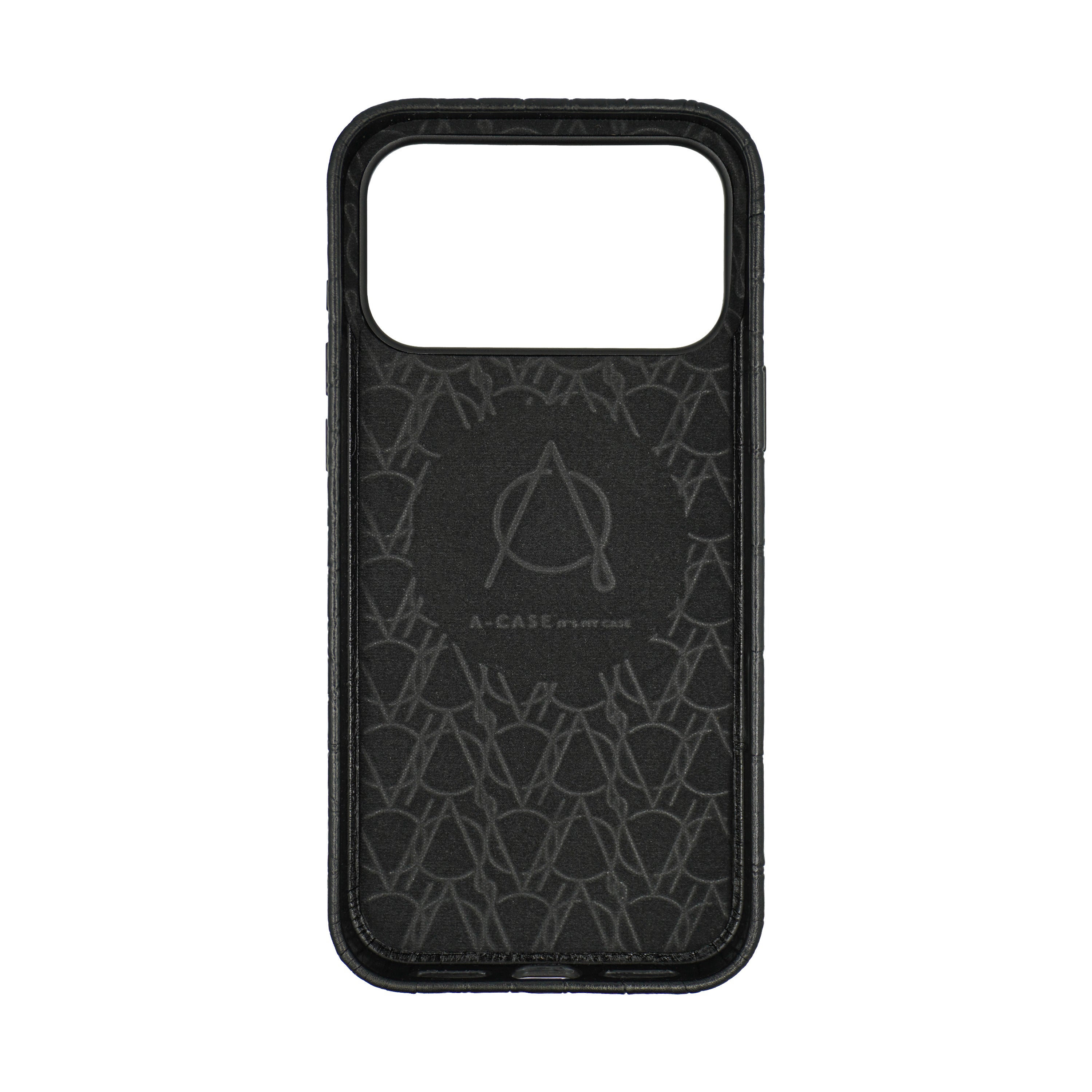 A-Case Genuine Leather Case for iPhone 17 Pro Max With Crocodile Pattern - Javan