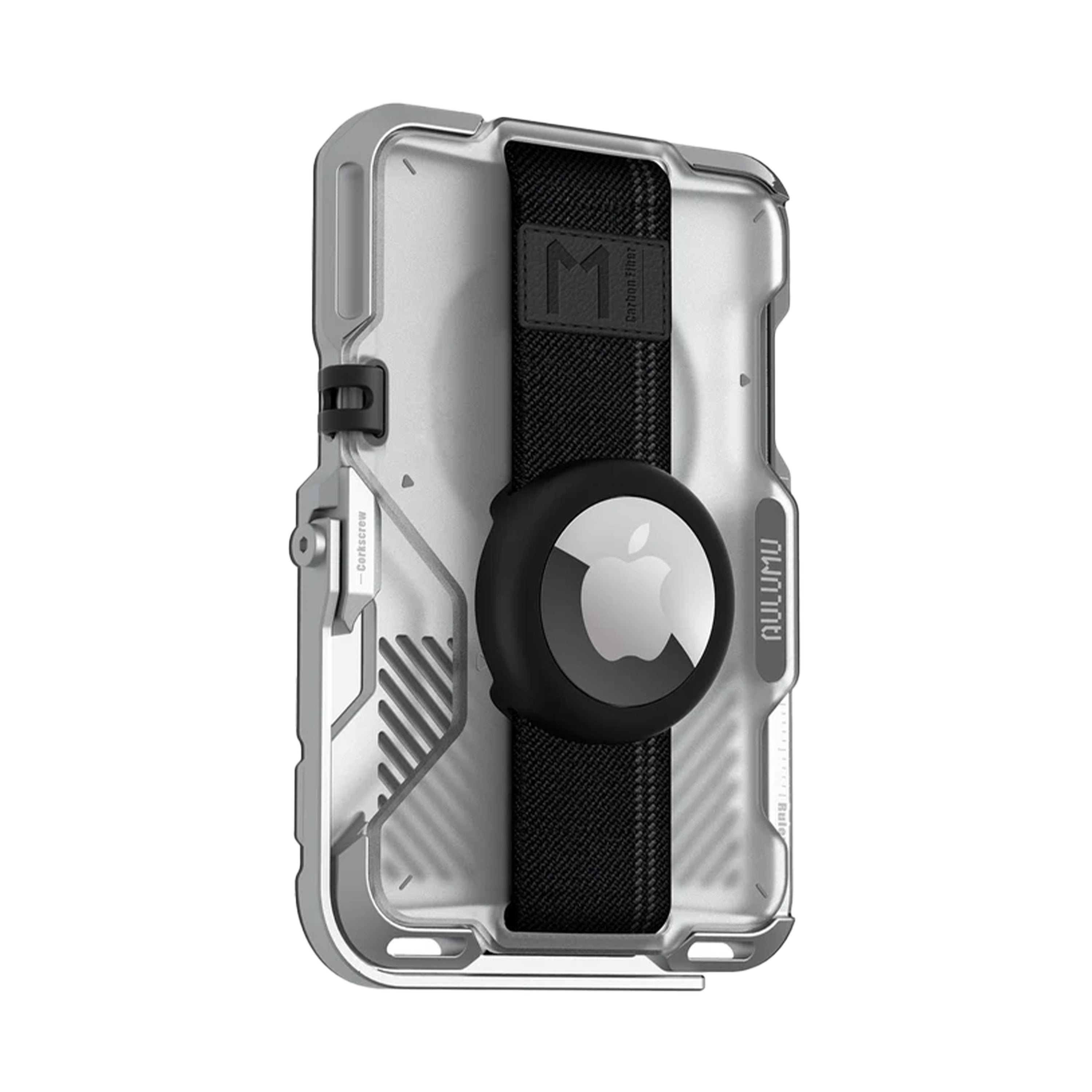 Aulumu Multi-Tool Magnetic Metal Wallet Frosted Cover MagSafe - G03