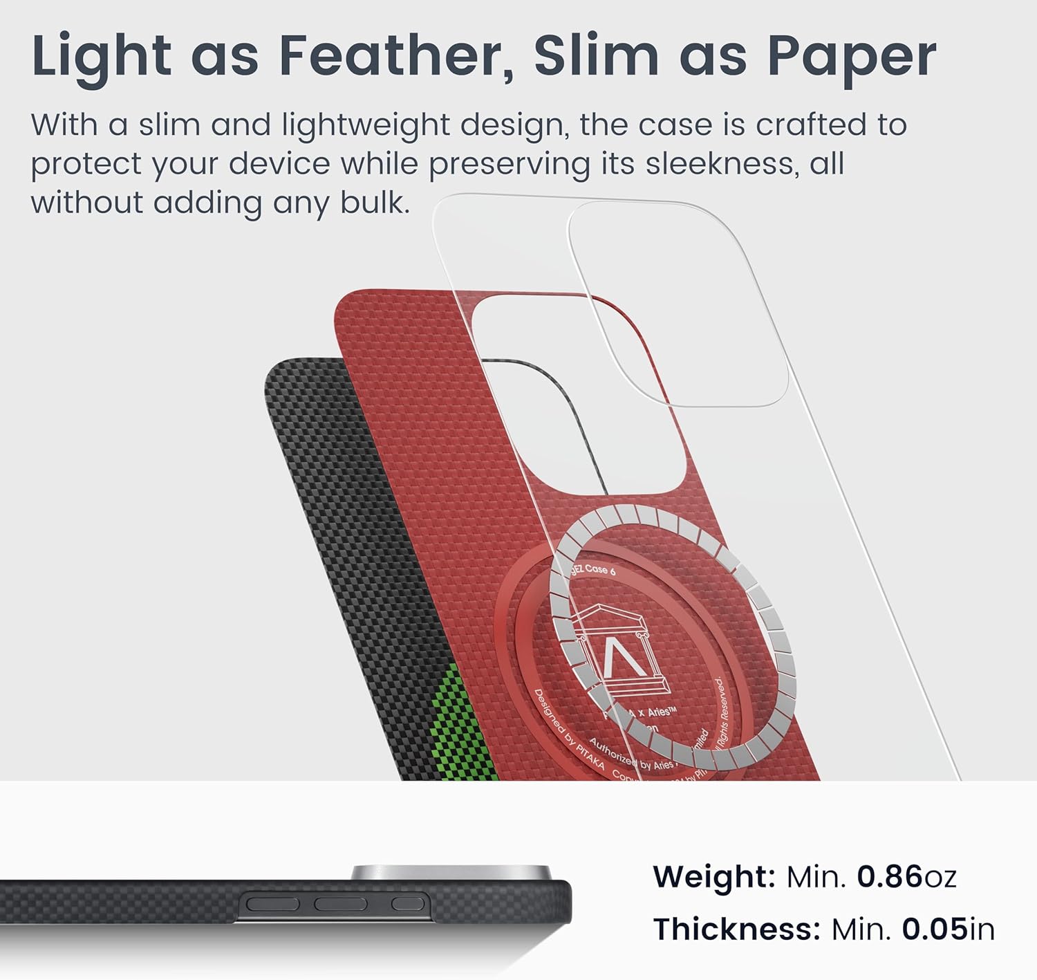 Aries Collaborative Luminous Case Tactile Woven Case for iPhone 16 Pro - Alien