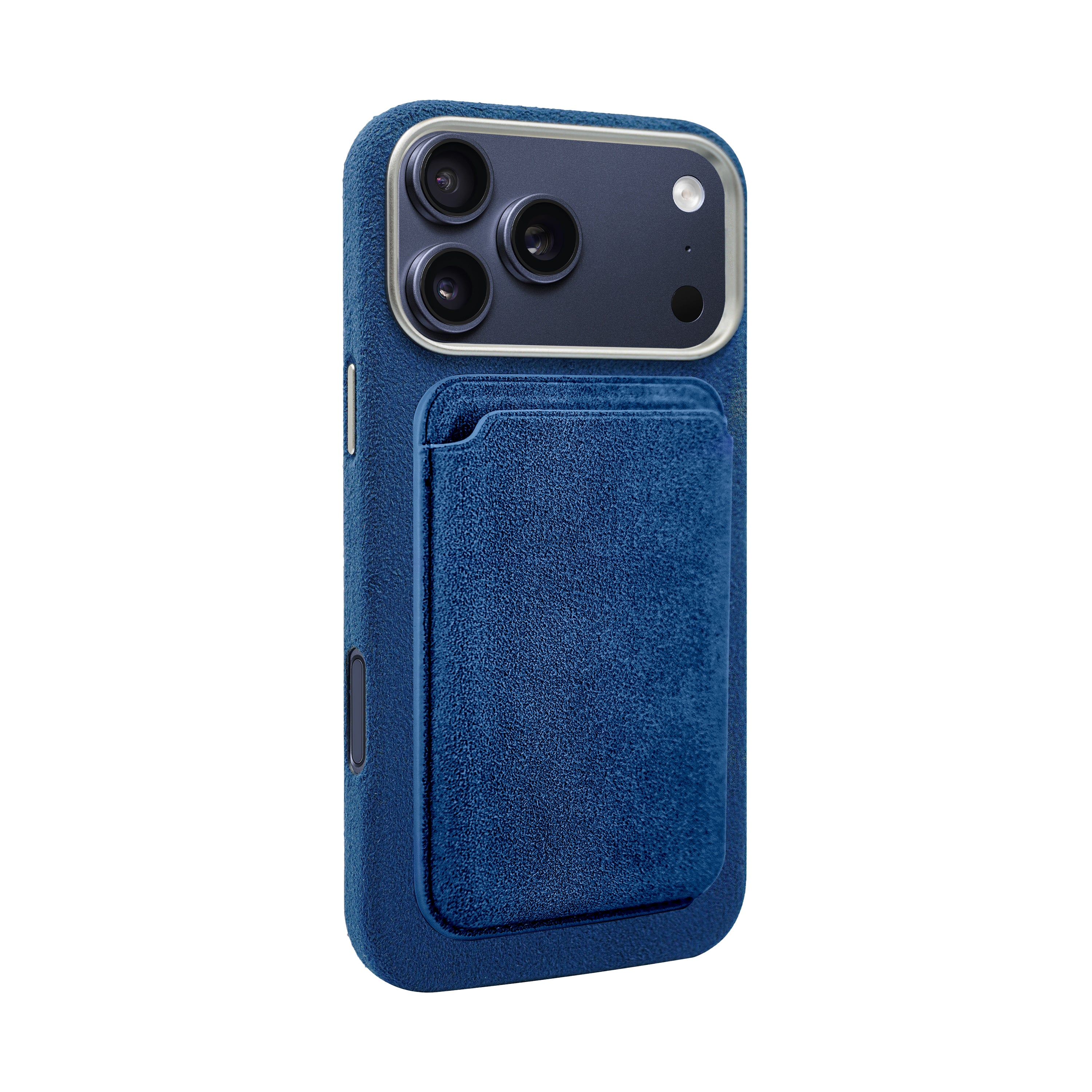 A-Case Alcantara Leather Premium Magnetic Card Holder - Kadife