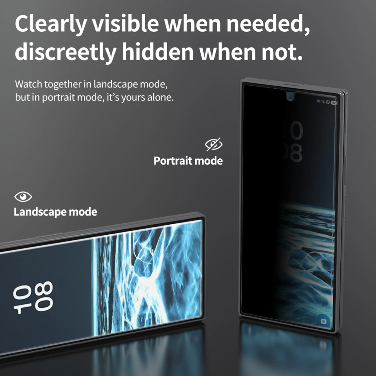 Araree Core Screen Protector 2 Pack For Galaxy Z Fold 8 Ultra - Privacy
