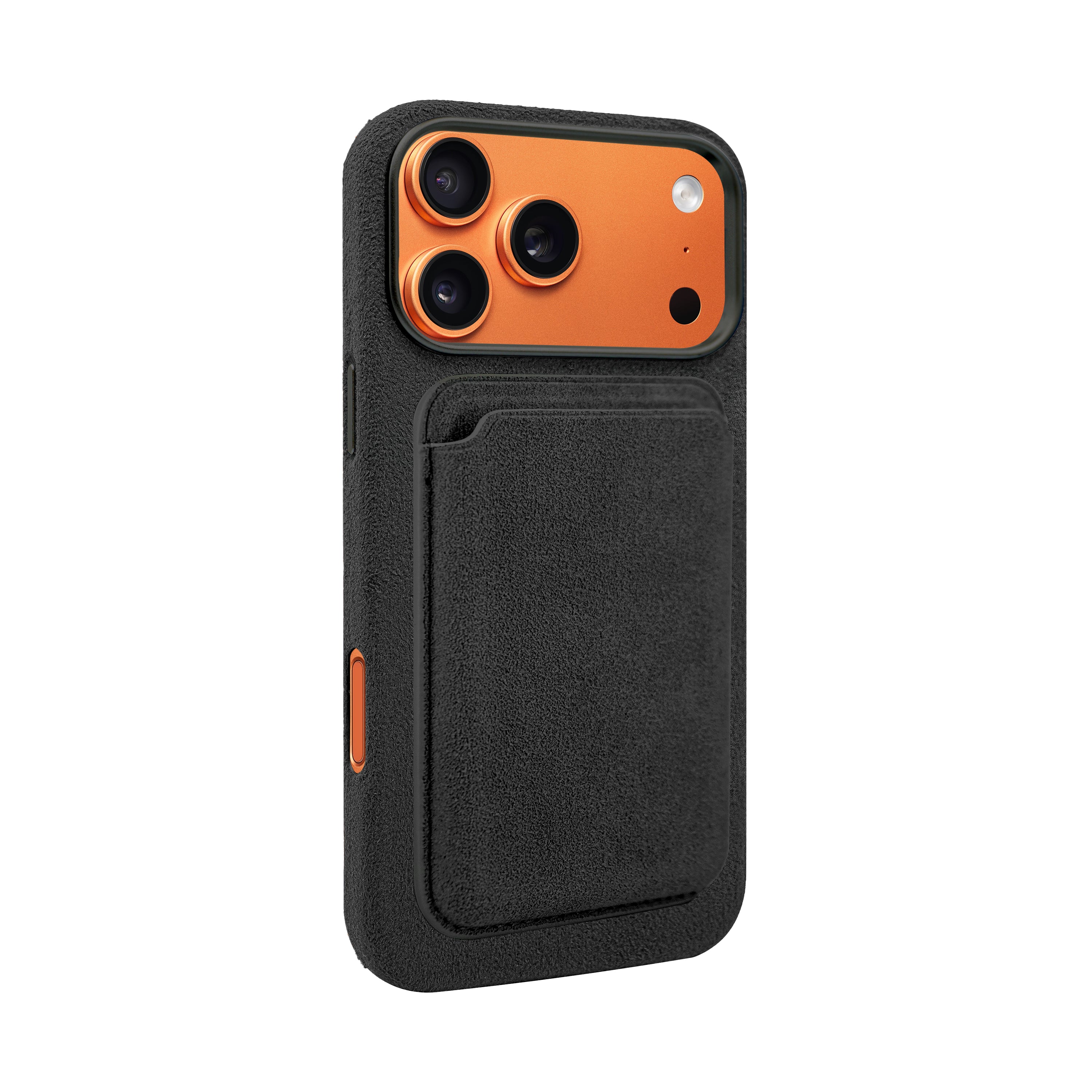 A-Case Alcantara Leather Premium Magnetic Card Holder - Kadife