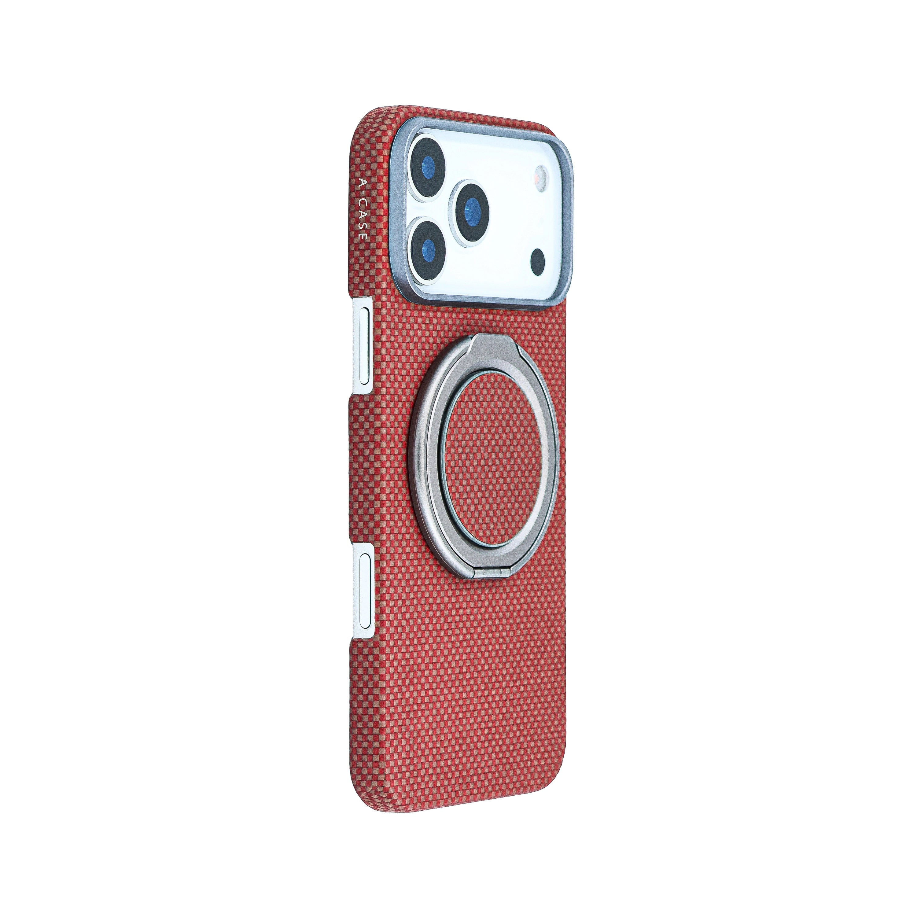 A-Case Aramid Fiber Magnetic Phone Grip with Metal Stand - Desen