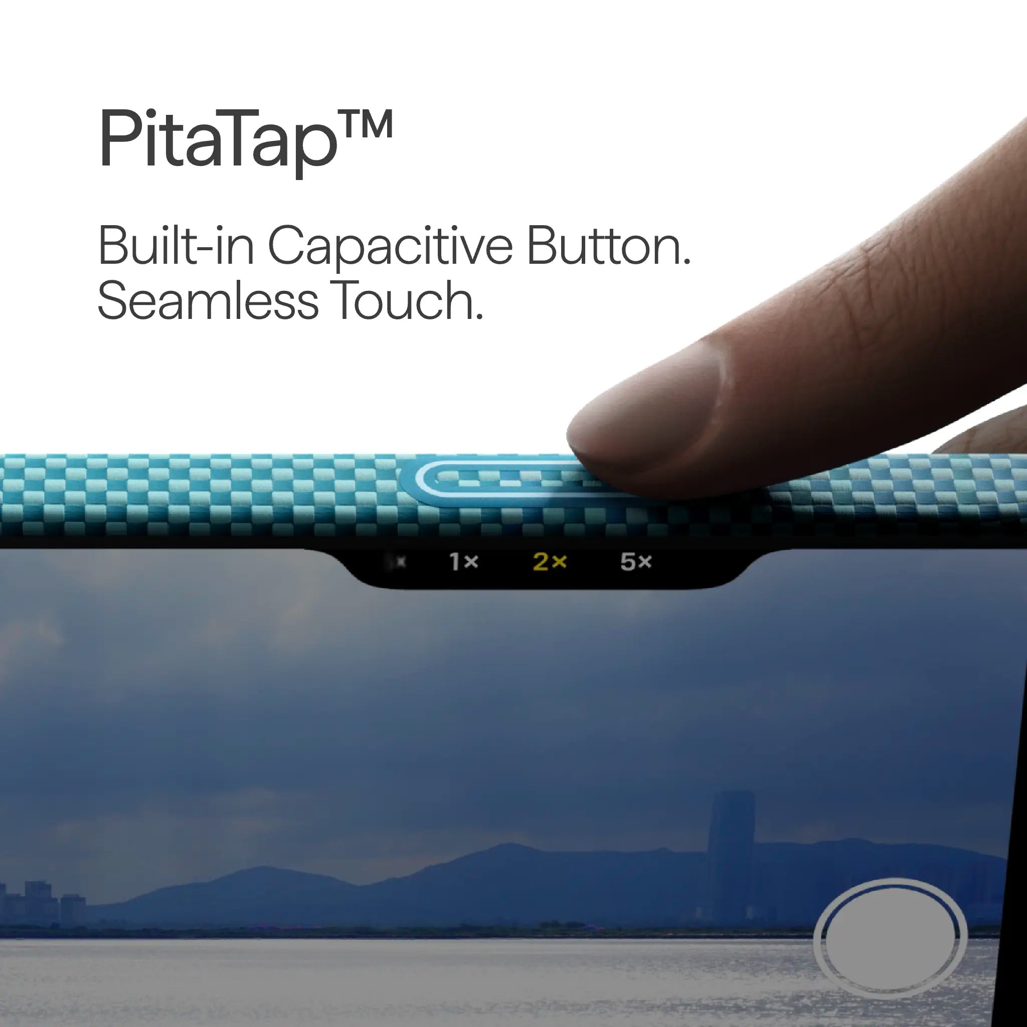 Pitaka Aramid Ultra-Slim Case With PitaTap for iPhone 17 Pro - Lucid Blue
