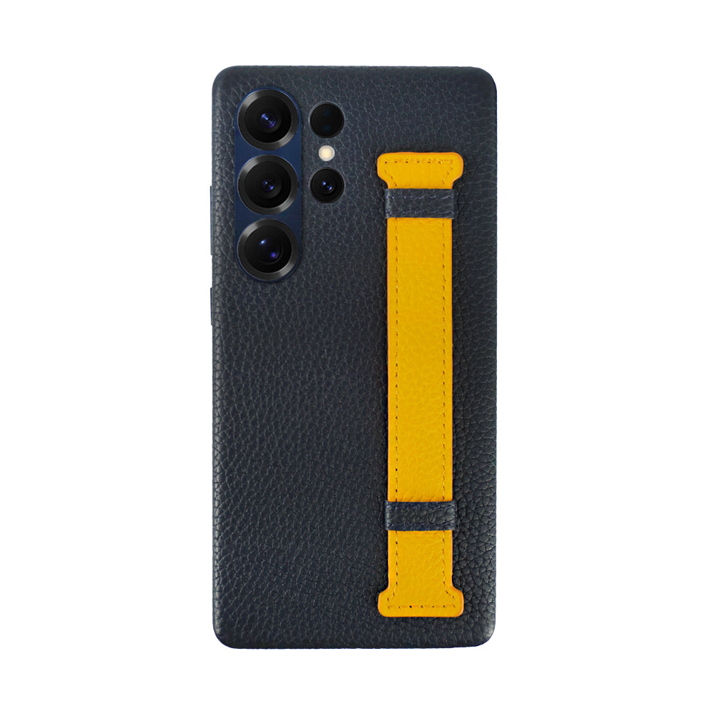 A-Case Genuine Leather Case For S25 Ultra With Strap - Amur Pro