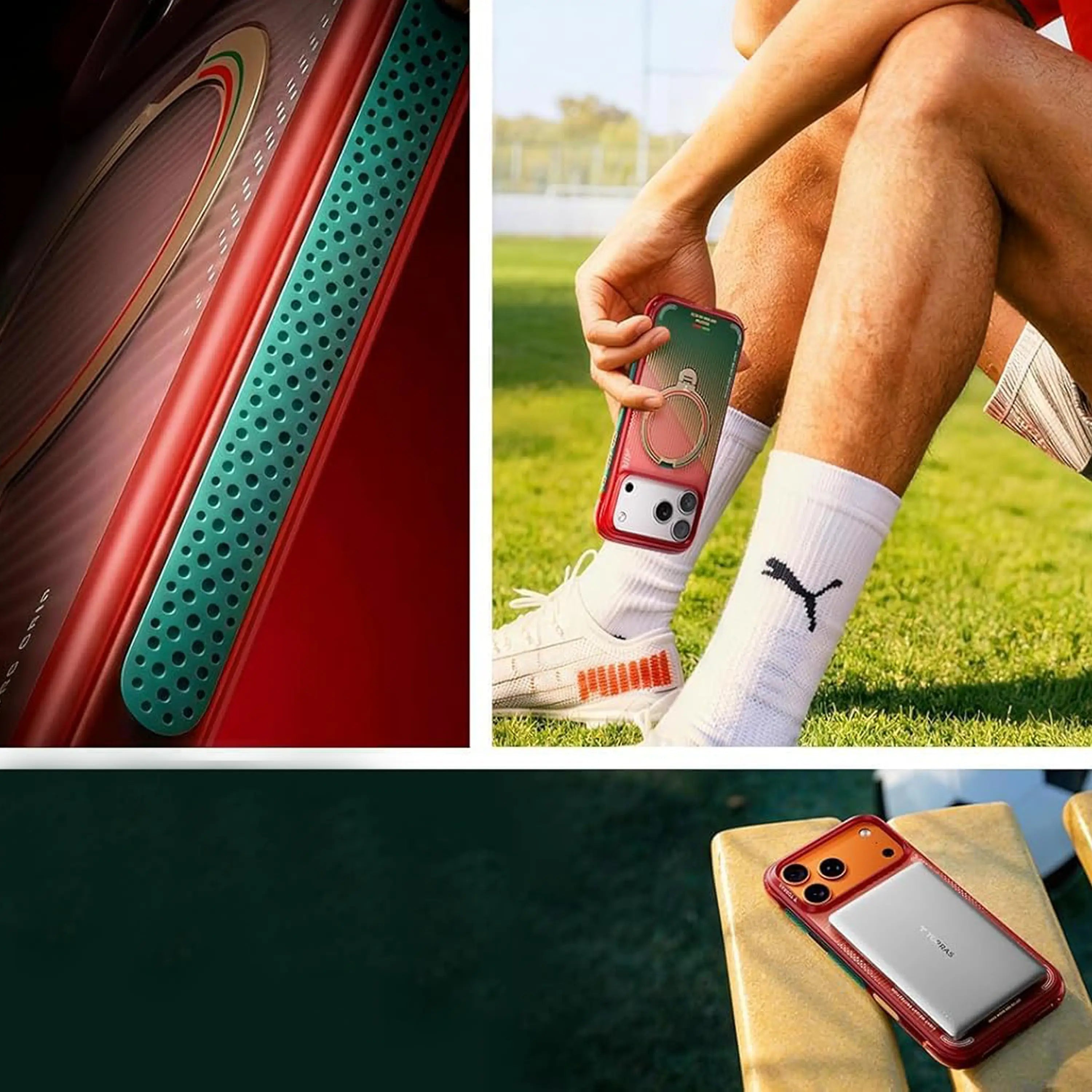Torras Ostand Q3 Air Case With Stand for iPhone 17 Pro - Portuguese