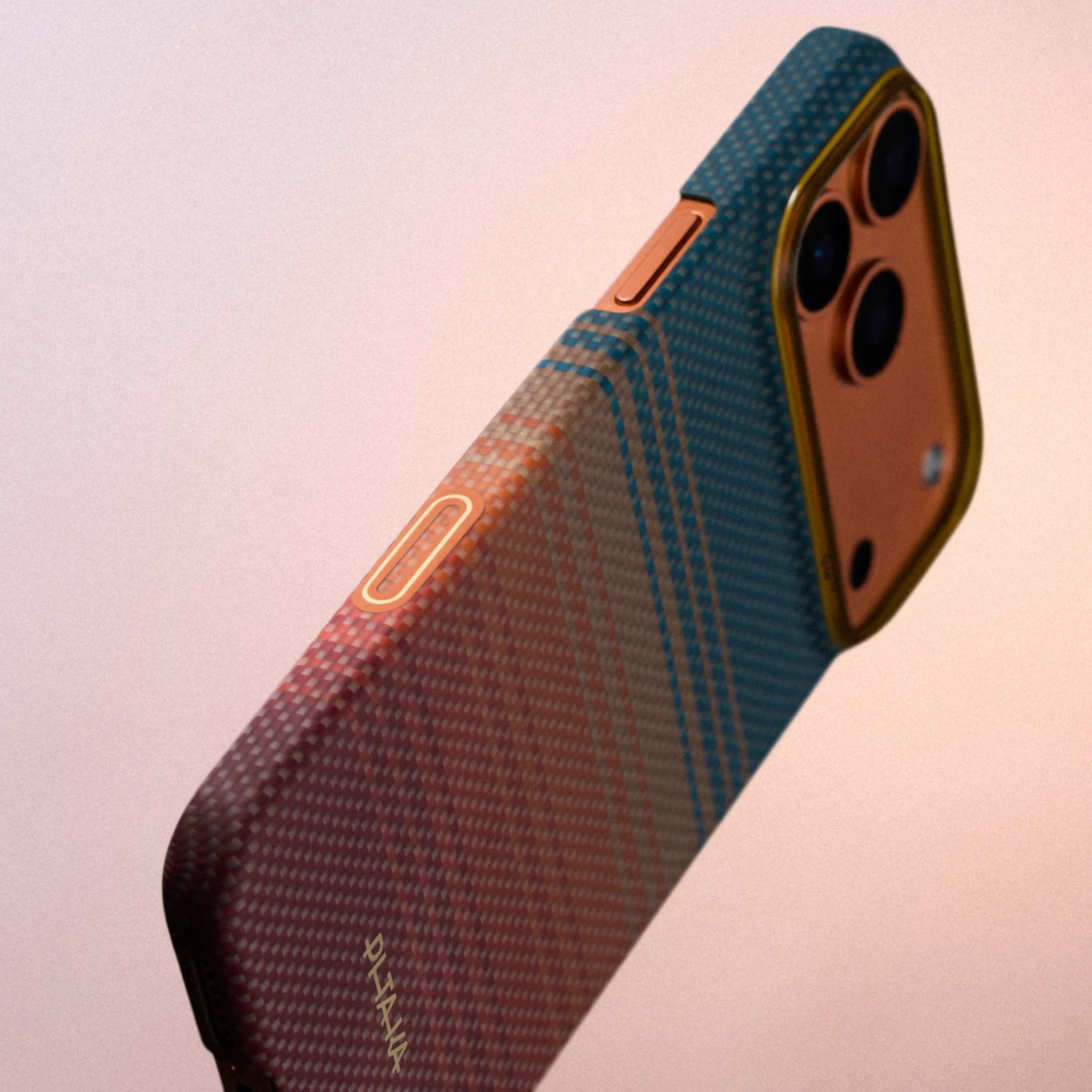 Pitaka Ultra-Slim Case With PitaTap Camera Control for iPhone 17 Pro Max - Sunset California Dream 01