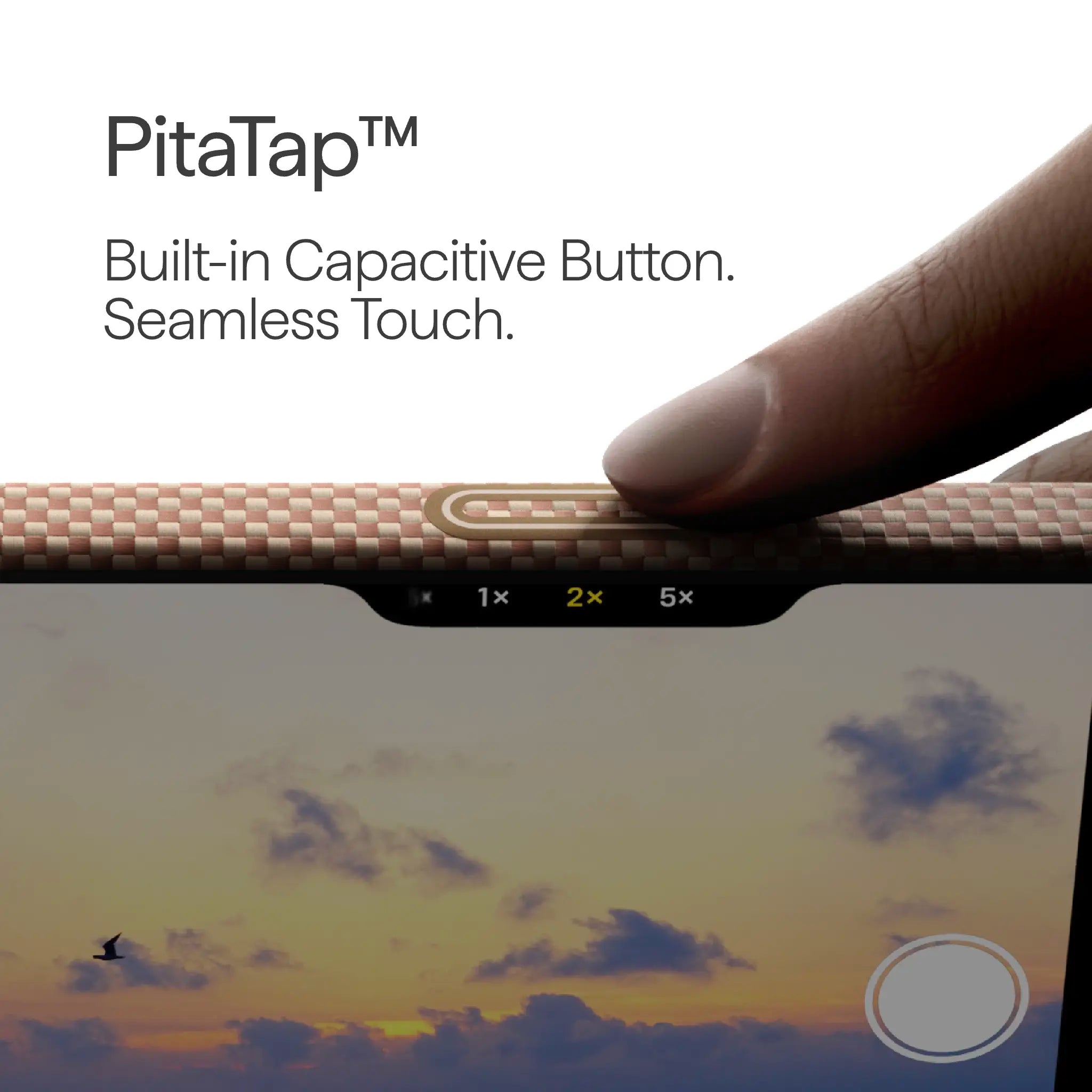 Pitaka Aramid Ultra-Slim Case With PitaTap for iPhone 17 Pro - Golden Glint