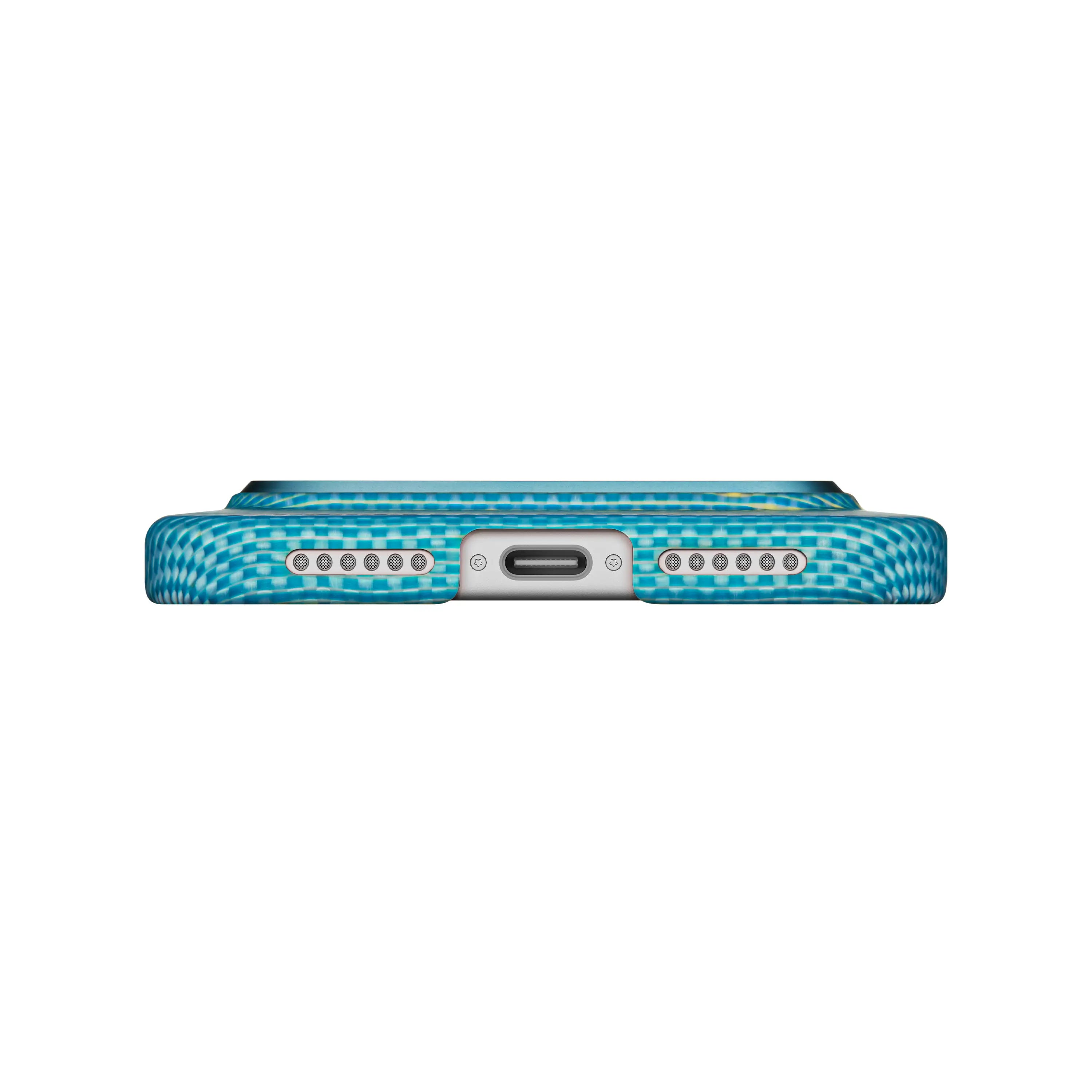 Pitaka Aramid Ultra-Slim Case With PitaTap for iPhone 17 Pro - Lucid Blue