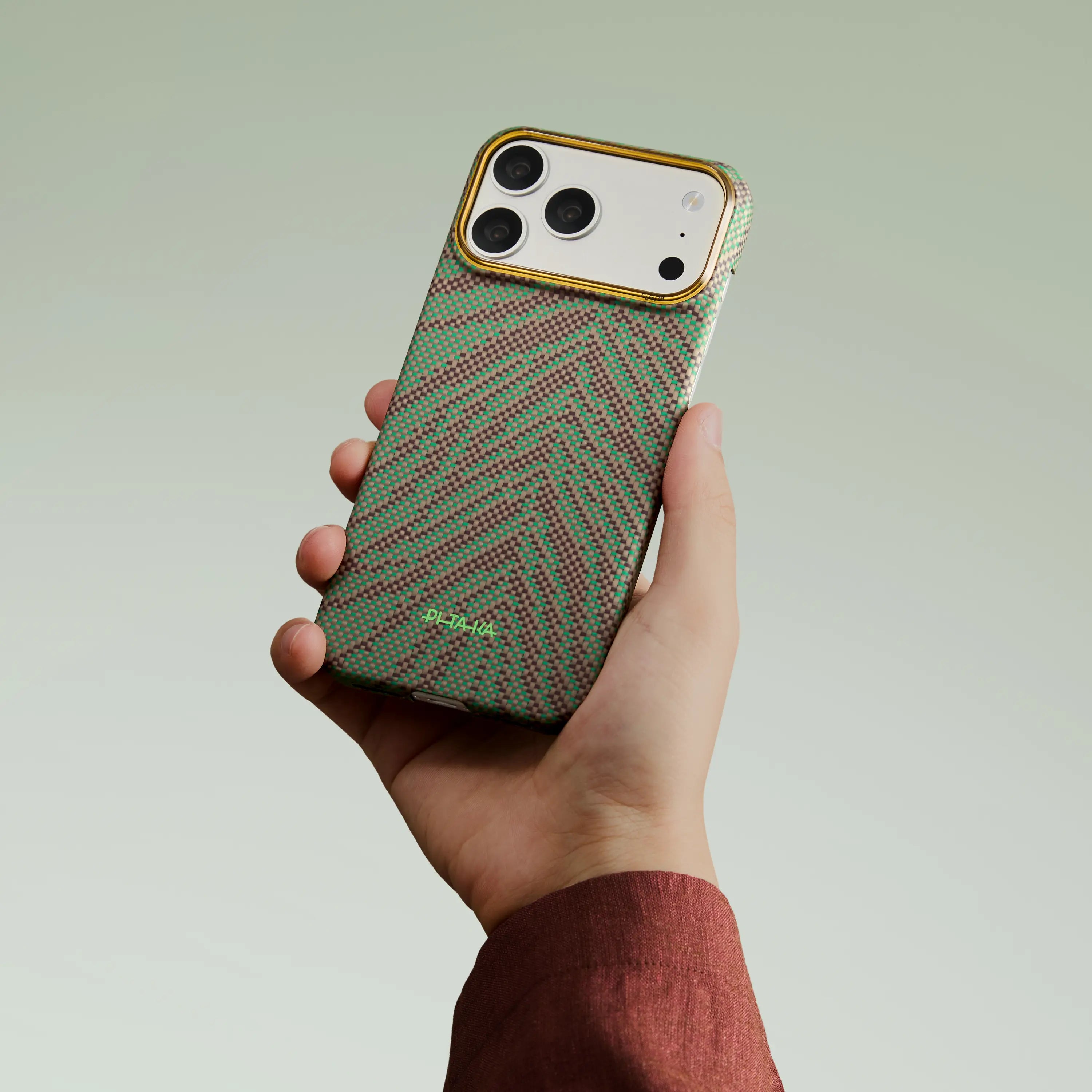 Pitaka Ultra-Slim Case With PitaTap Camera Control for iPhone 17 Pro Max - Breath of Veins