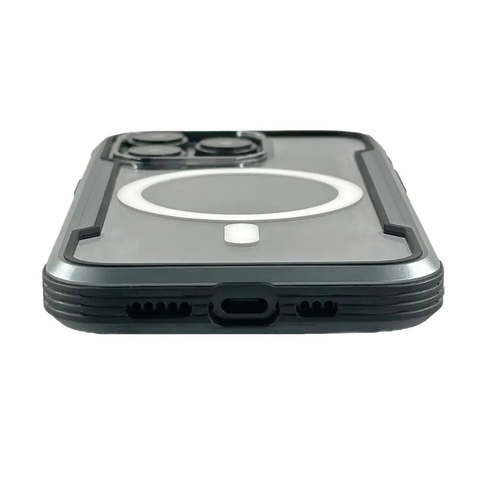 Asker Series For iPhone 15 Pro Max - Black/Gray