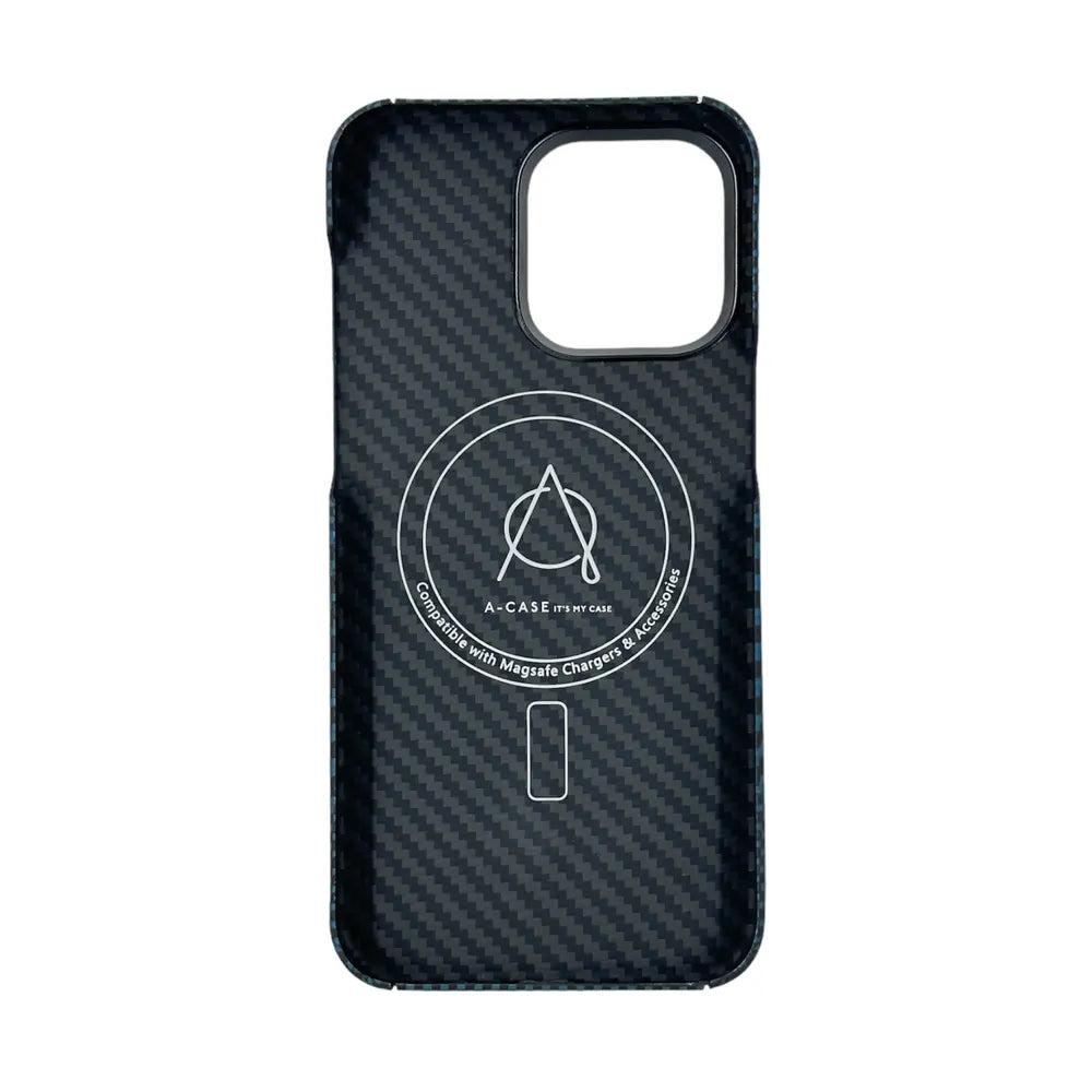 Zikzak Aramid Fiber Case For iPhone 15 Pro Max - Blue
