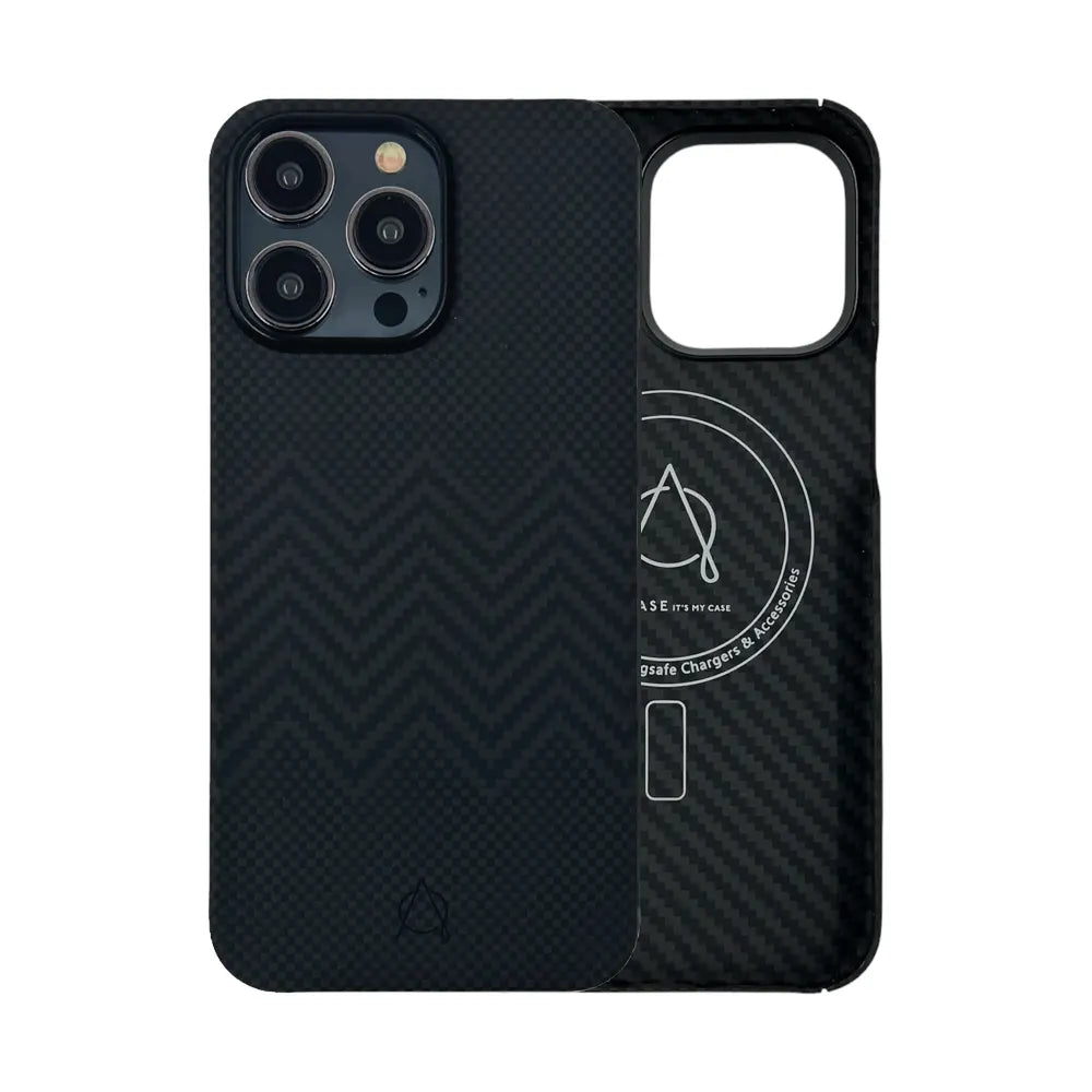 Zikzak Aramid Fiber Case For iPhone 15 Pro Max - Blue