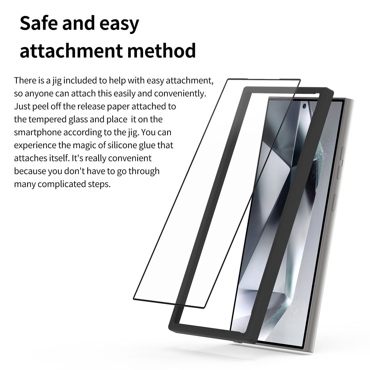 araree Samsung Galaxy S24 Ultra Clear Screen Protector Full Cover
