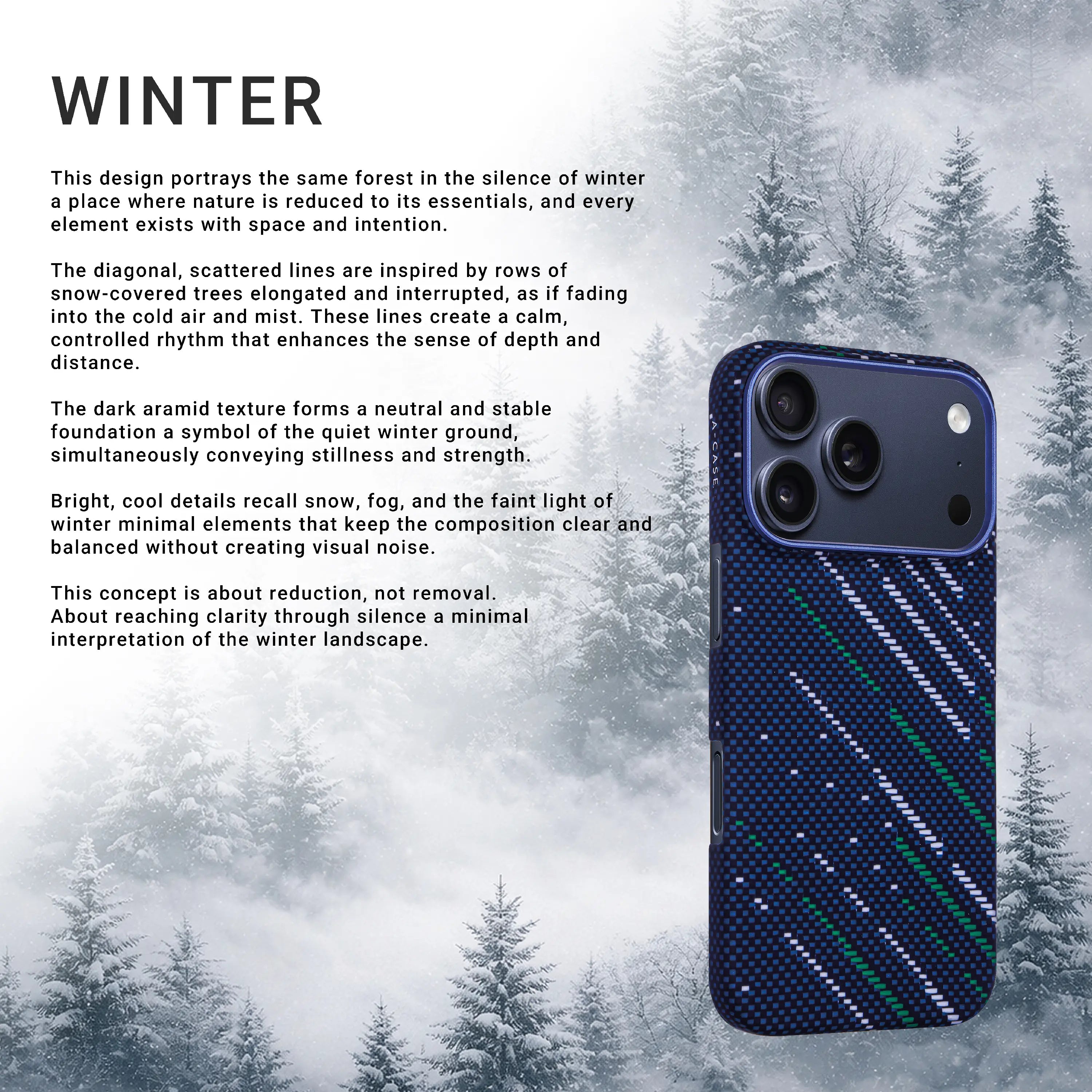 A-Case Aramid Fiber Case For iPhone 17 Pro - Witner