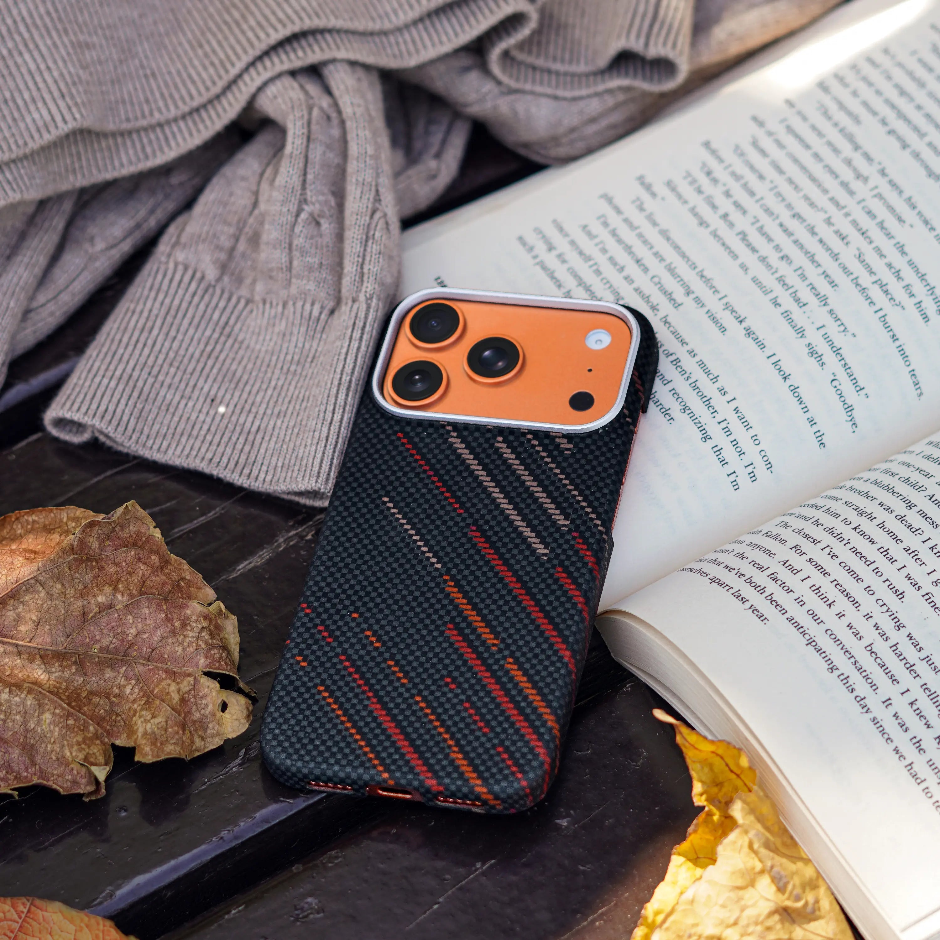 A-Case Aramid Fiber Case For iPhone 17 Pro - Autumn