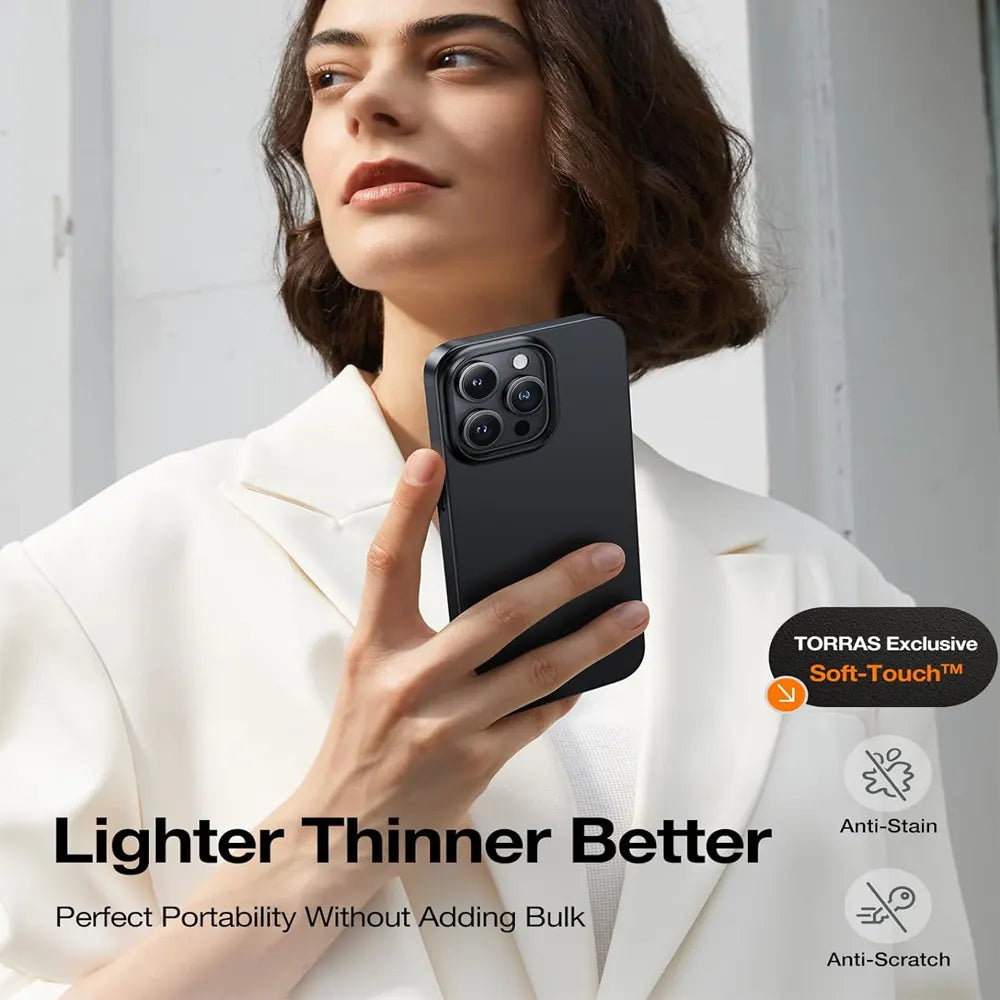Originfit Series For iPhone 15 Pro Max - Black