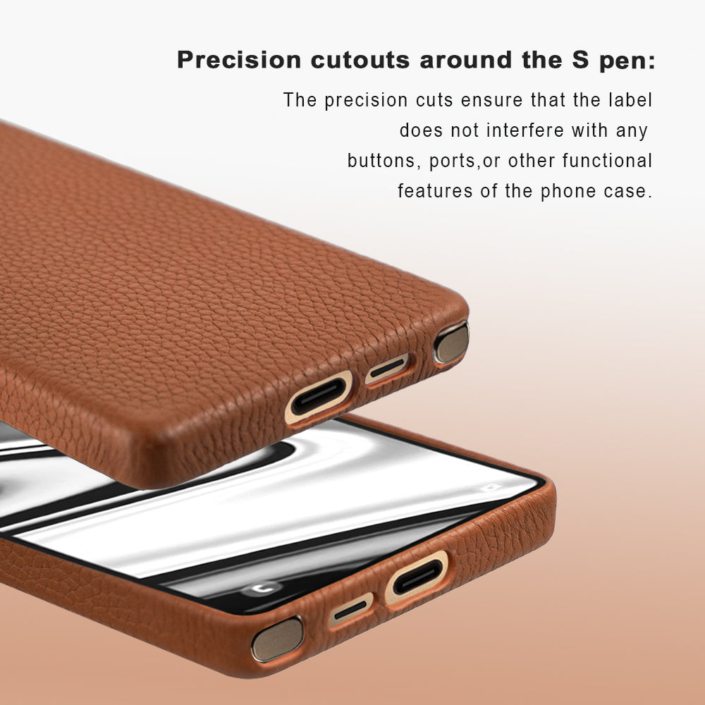 A-Case Genuine Leather Case for Galaxy S25 Ultra - Amur