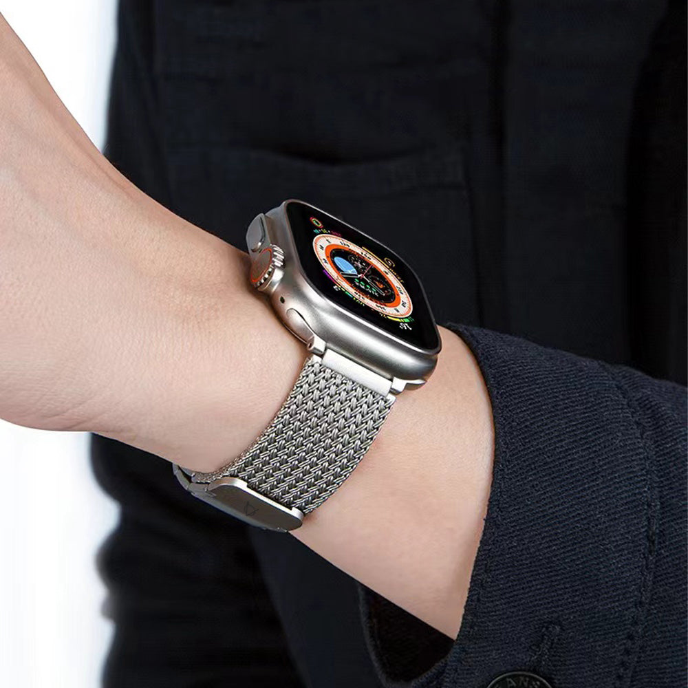 Hasir Apple Watch Magnetic Steel Band - Black