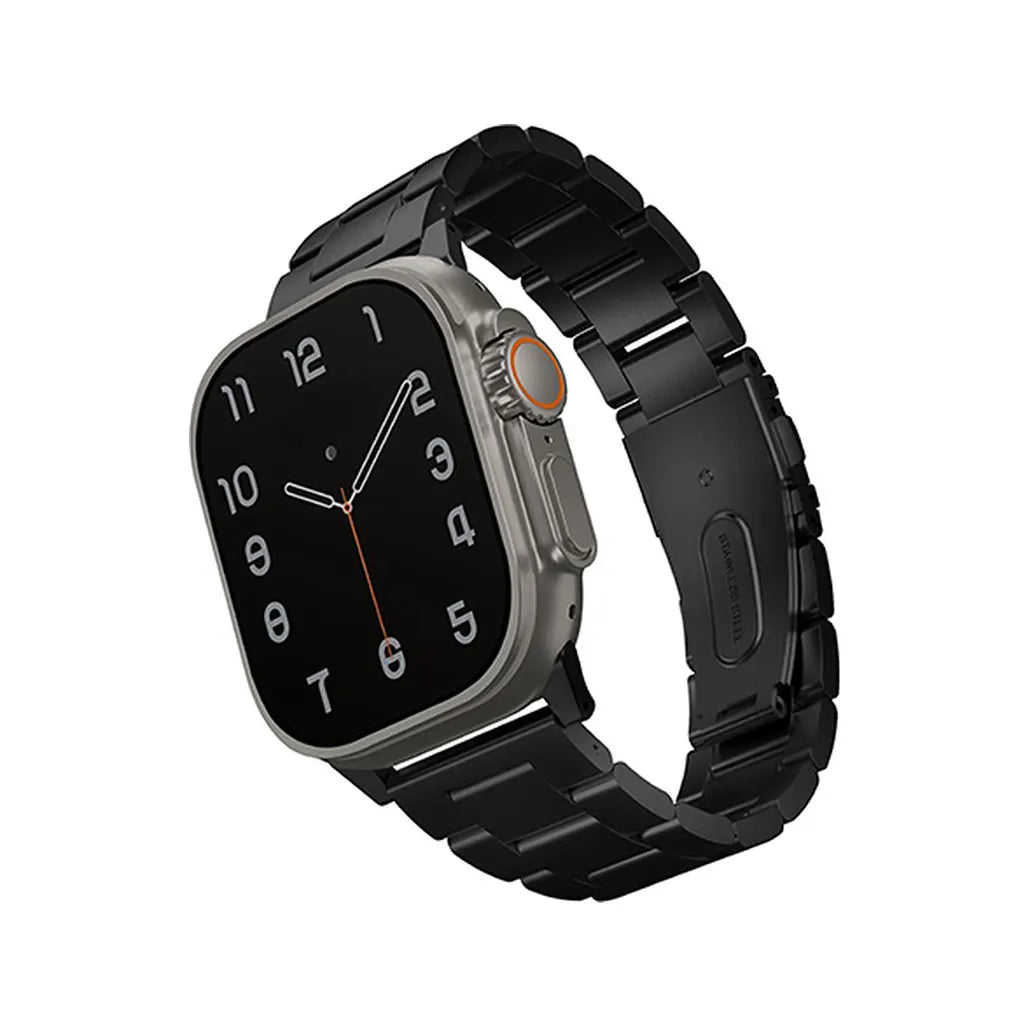 Uniq Osta Apple Watch Steel Strap 49/45/44/42MM-Black
