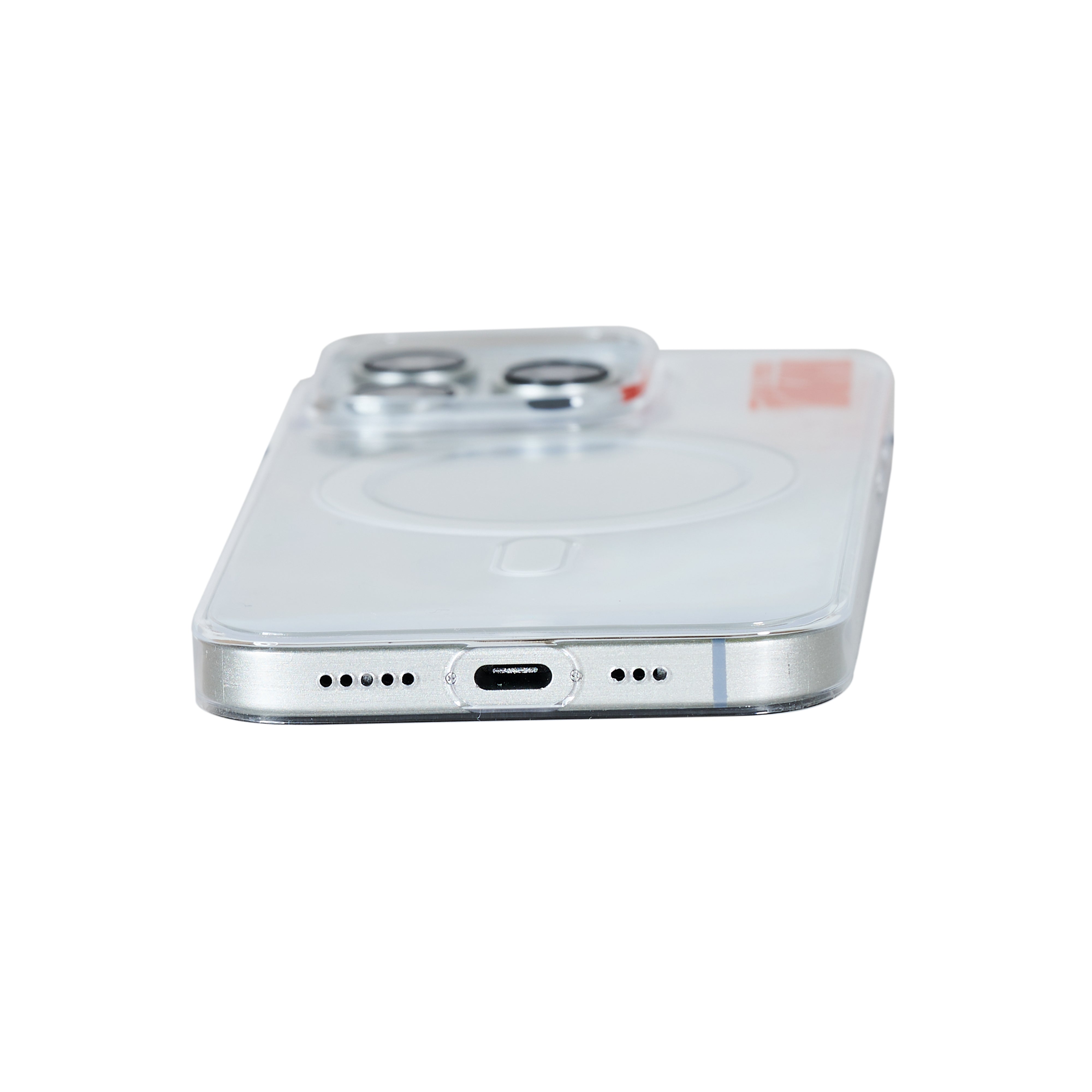 Le Prius Ragdoll Clear Case For iPhone 16 Series - Orange