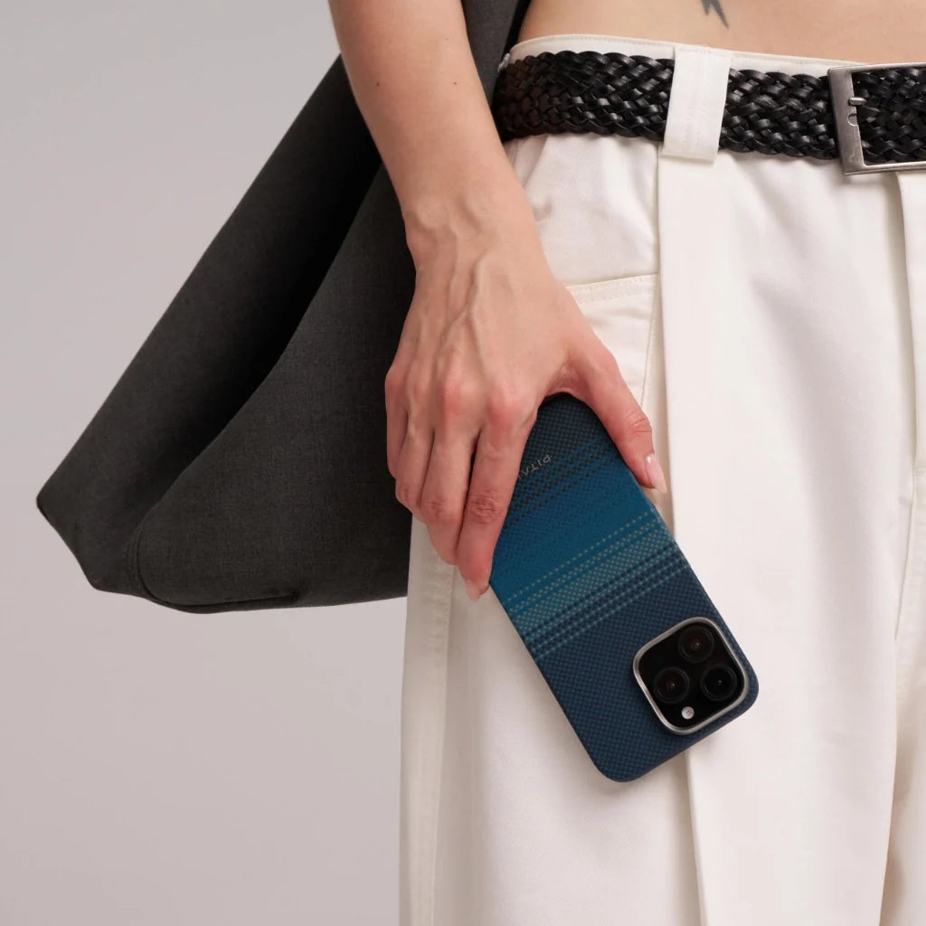 Pitaka Tactile Woven Case for iPhone 16 Pro Max - Moonrise