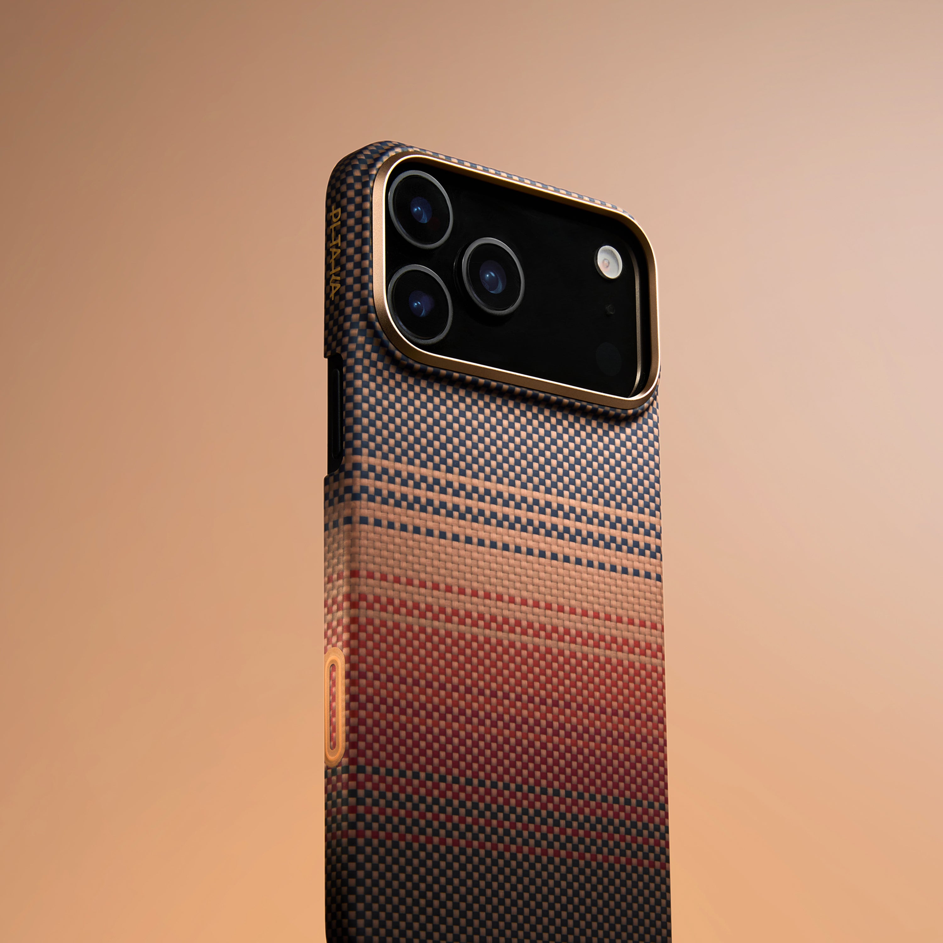 Pitaka Aramid Fiber Ultra-Slim Case With PitaTap Camera Control for iPhone 17 Pro - Sunset