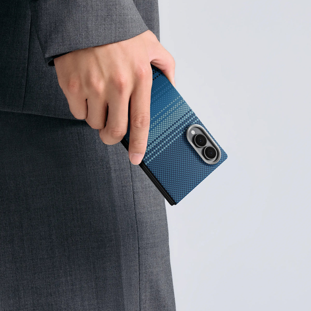 Pitaka Z Fold 8 Fusion Weaving Case With Ultra-Slim Touch - Moonrise