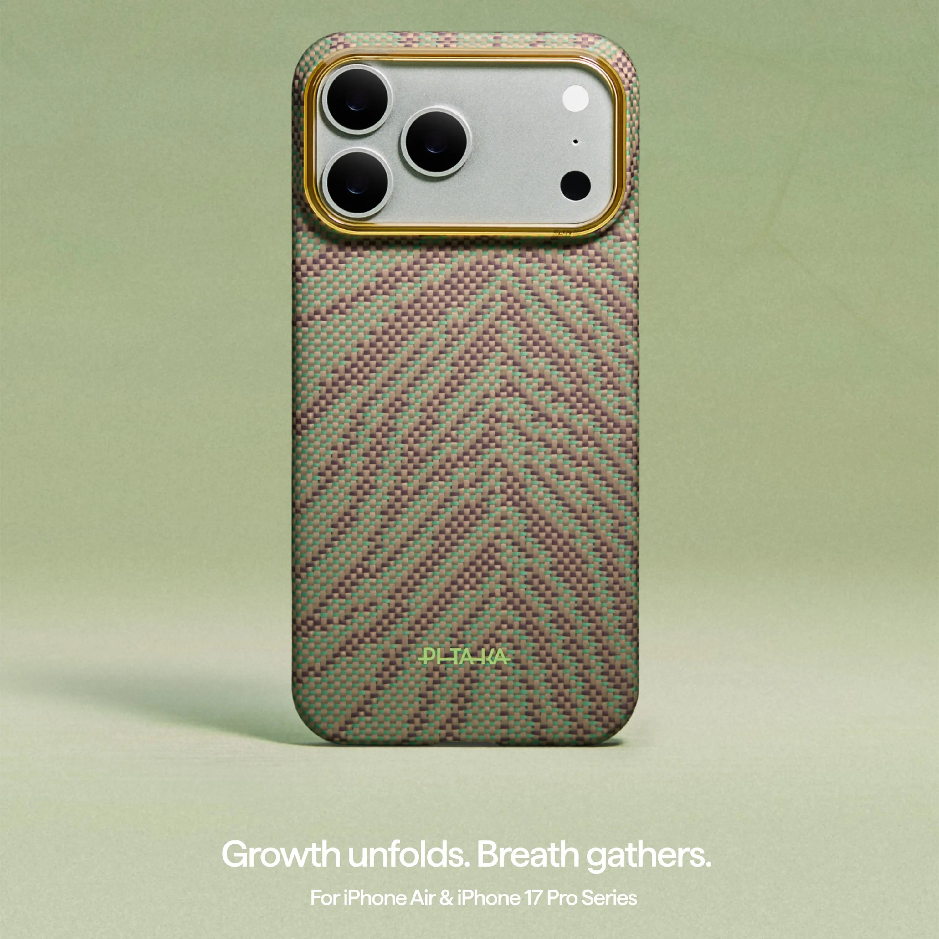 Pitaka Ultra-Slim Case With PitaTap Camera Control for iPhone 17 Pro Max - Breath of Veins