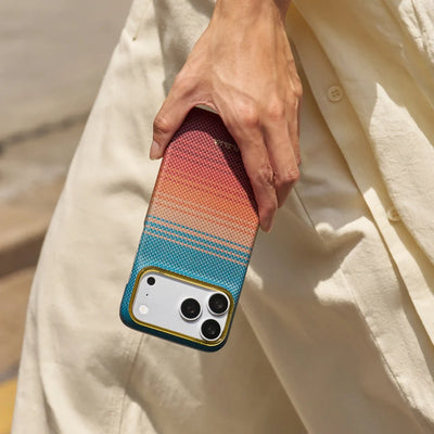 Pitaka Ultra-Slim Case With PitaTap Camera Control for iPhone 18 Pro - Sunset California