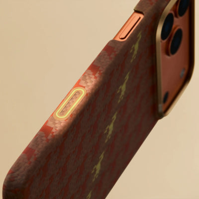 Pitaka Ultra-Slim Case With PitaTap Camera Control for iPhone 17 Pro Max - Amber
