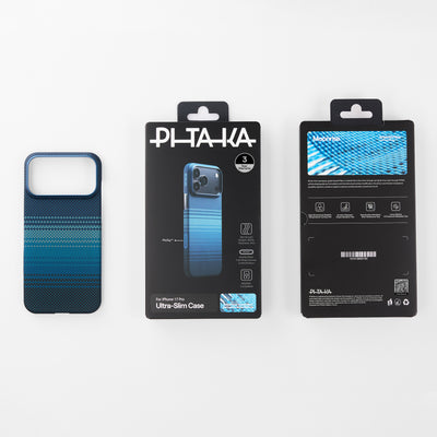 Pitaka Aramid Fiber Ultra-Slim Case With PitaTap Camera Control for iPhone 17 Pro - Moonrise