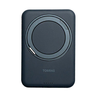 Torras Ostand Wireless Power Bank with 360° Stand - Black