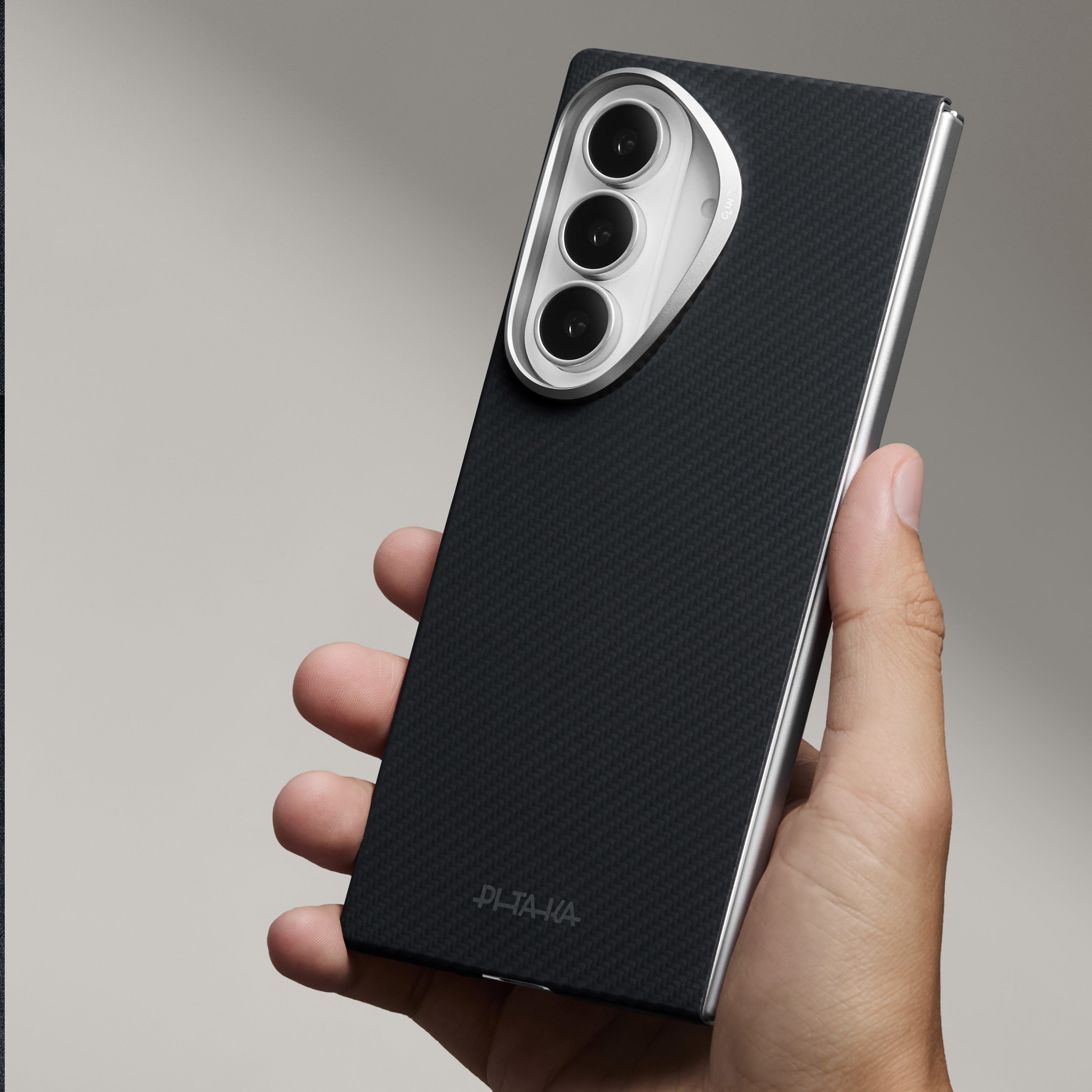 Pitaka Z Fold 8 Ultra Fusion Weaving Case With Ultra-Slim Touch - Black/Gray