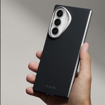 Pitaka Z Fold 8 Ultra Fusion Weaving Case With Ultra-Slim Touch - Black/Gray